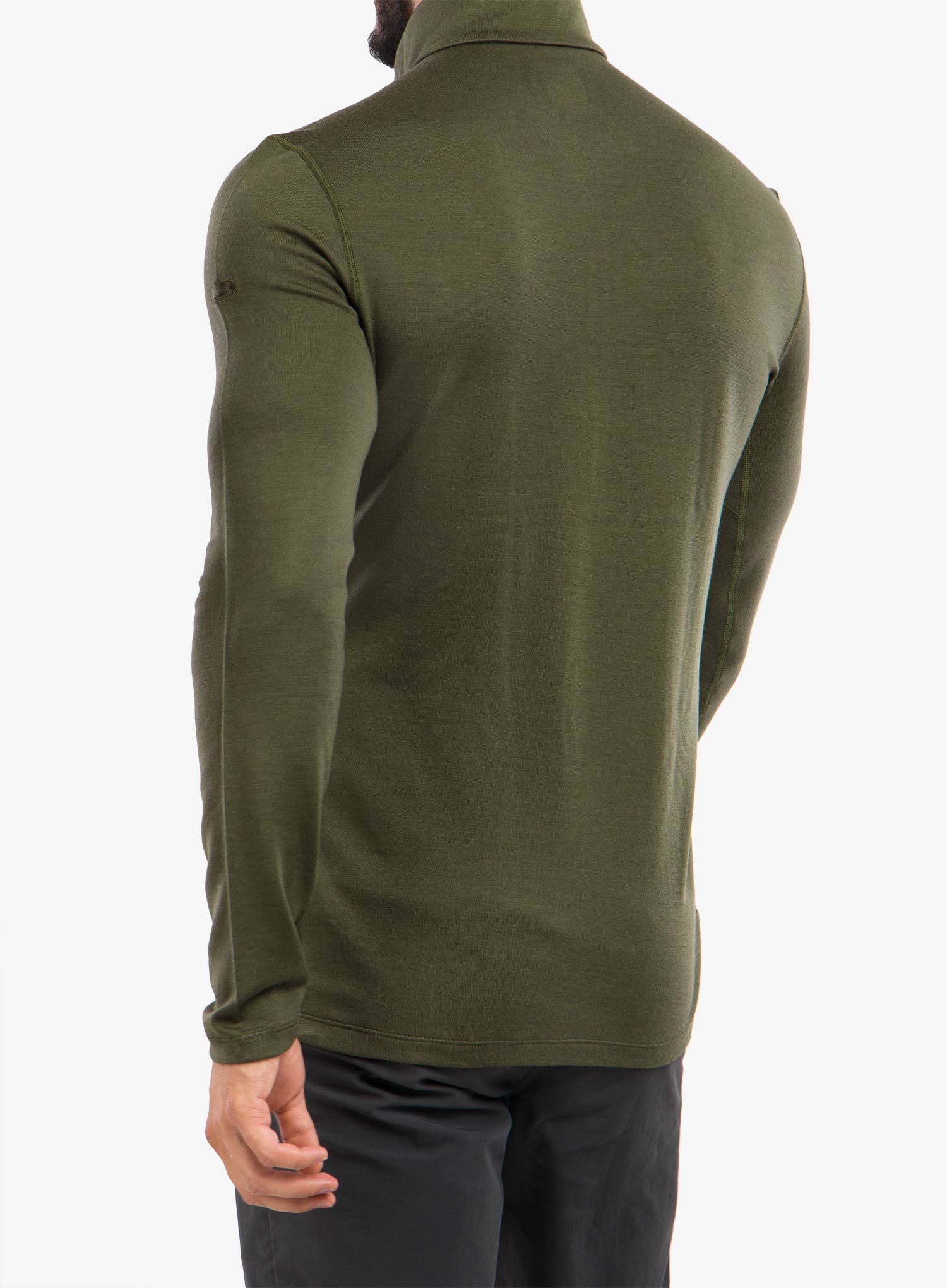 Termální mikina Icebreaker 260 Tech L/S Half Zip - loden