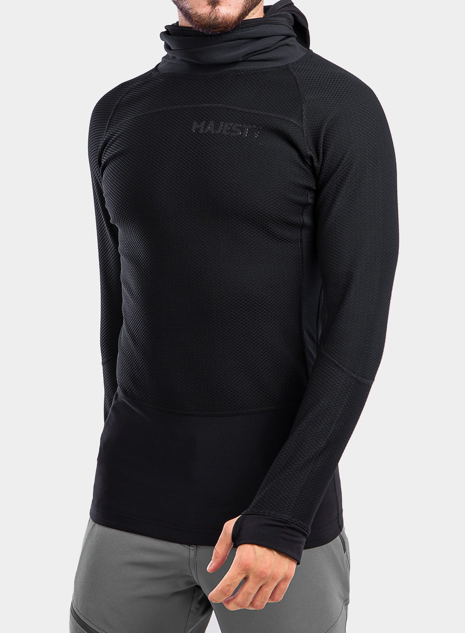 Termoaktivní mikina Majesty Heatshield - black
