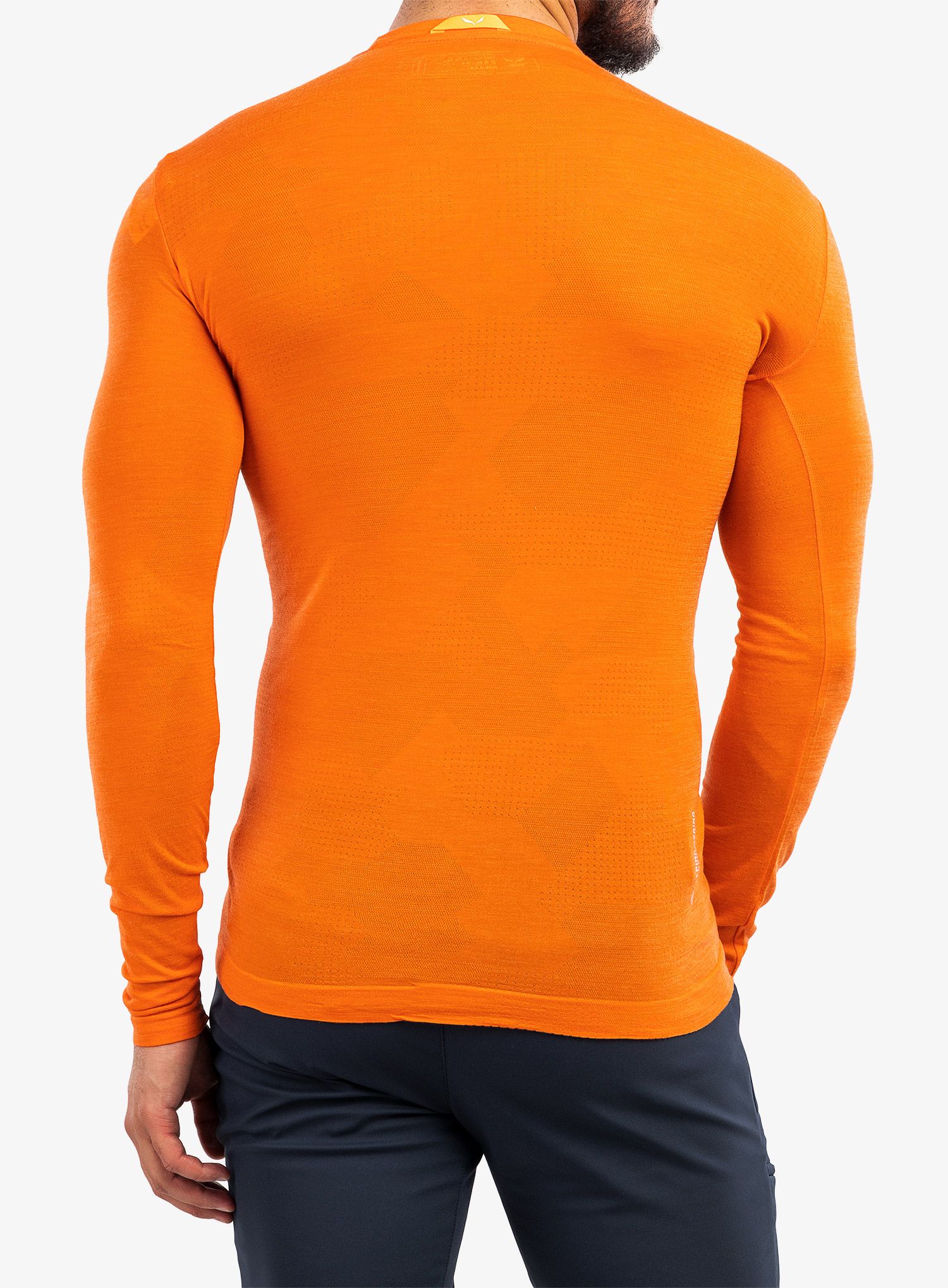 Funkční mikina Salewa Zebru Fresh AMR L/S Tee - red orange