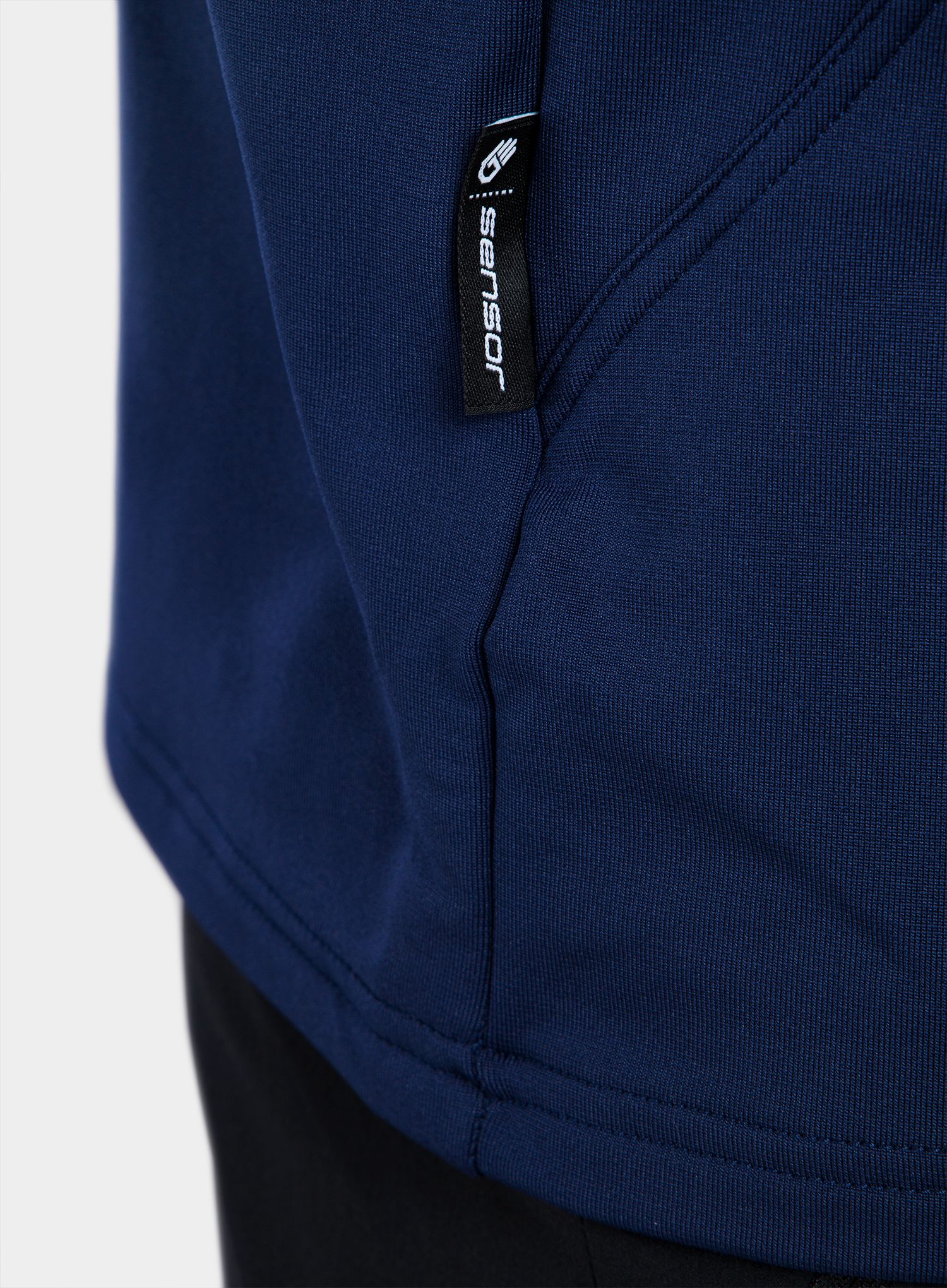 Mikina bez kapuce Sensor Thermo Sweatshirt - blue/mustard