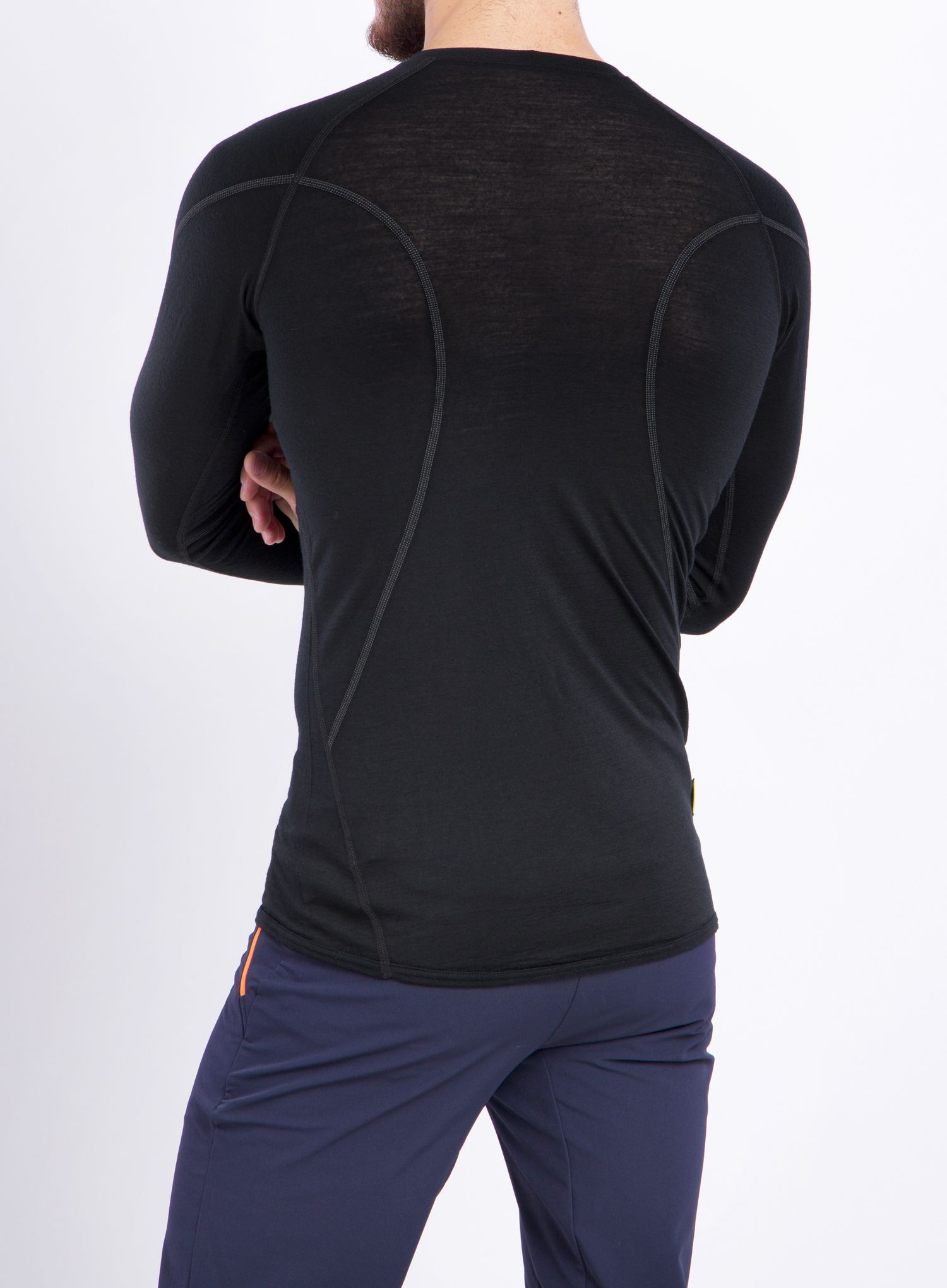 Termoaktivní mikina Sensor Merino Active Tee L/S - black