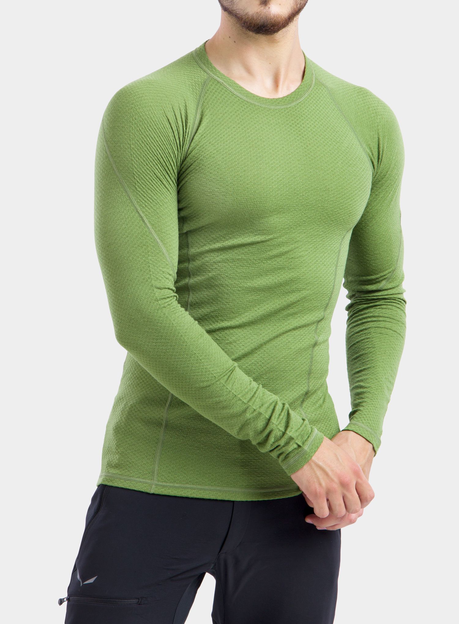 Termoaktivní mikina Sensor Merino DF Tee L/S - safari