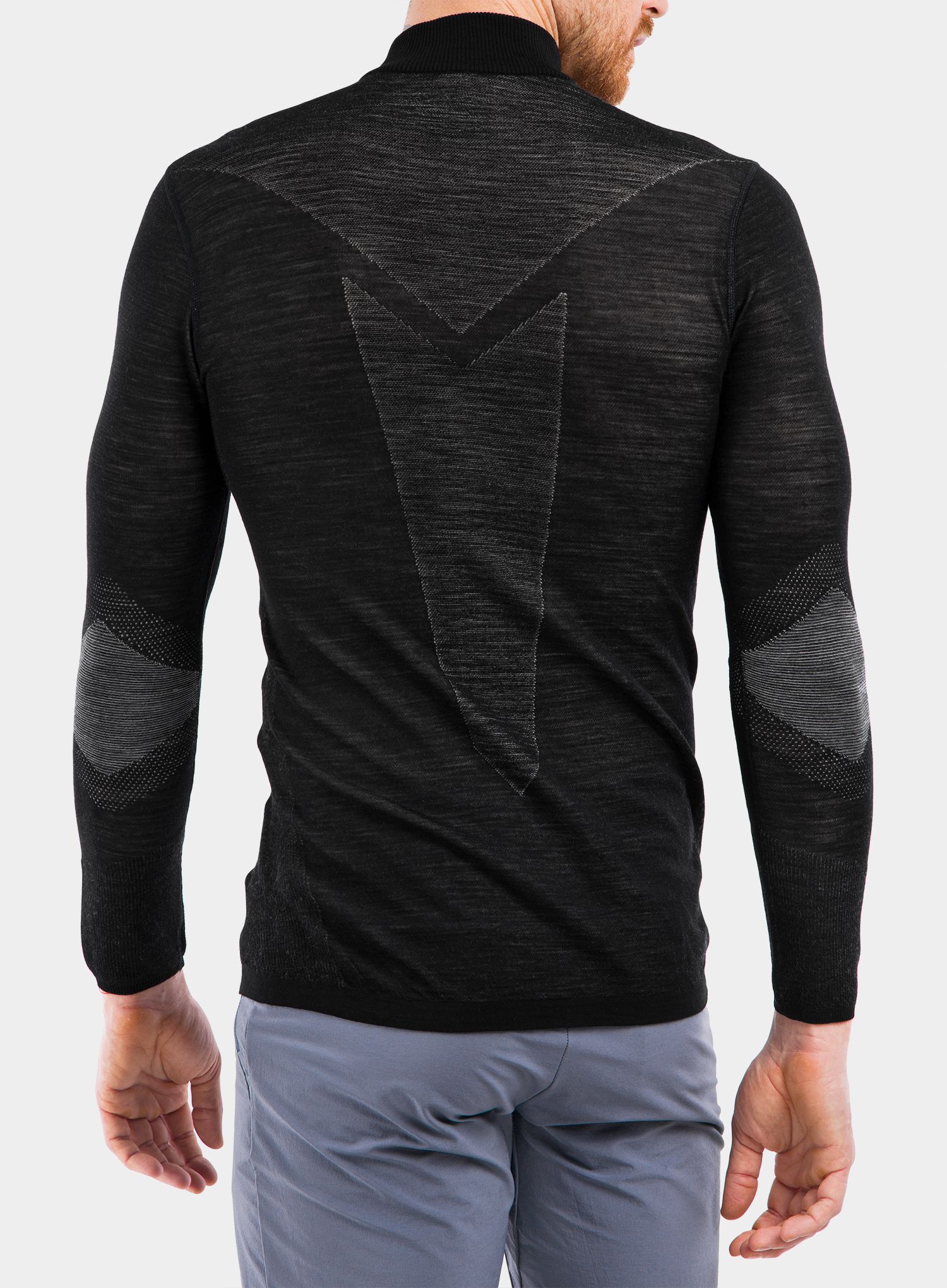 Termoaktivní mikina Smartwool Intraknit Merino 200 1/4 Zip - black