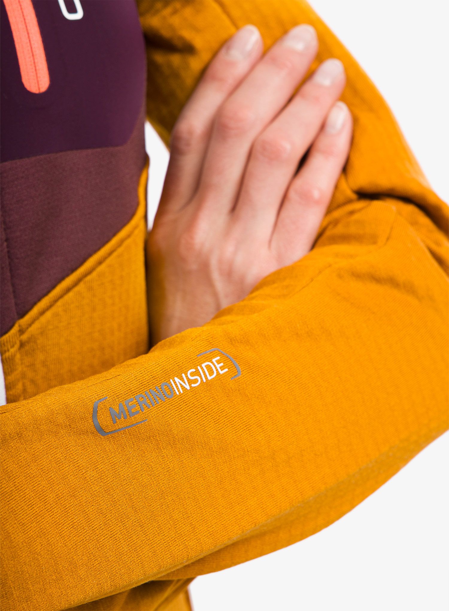 Dámská trekingová bunda Ortovox Fleece Grid Hoody - sly fox
