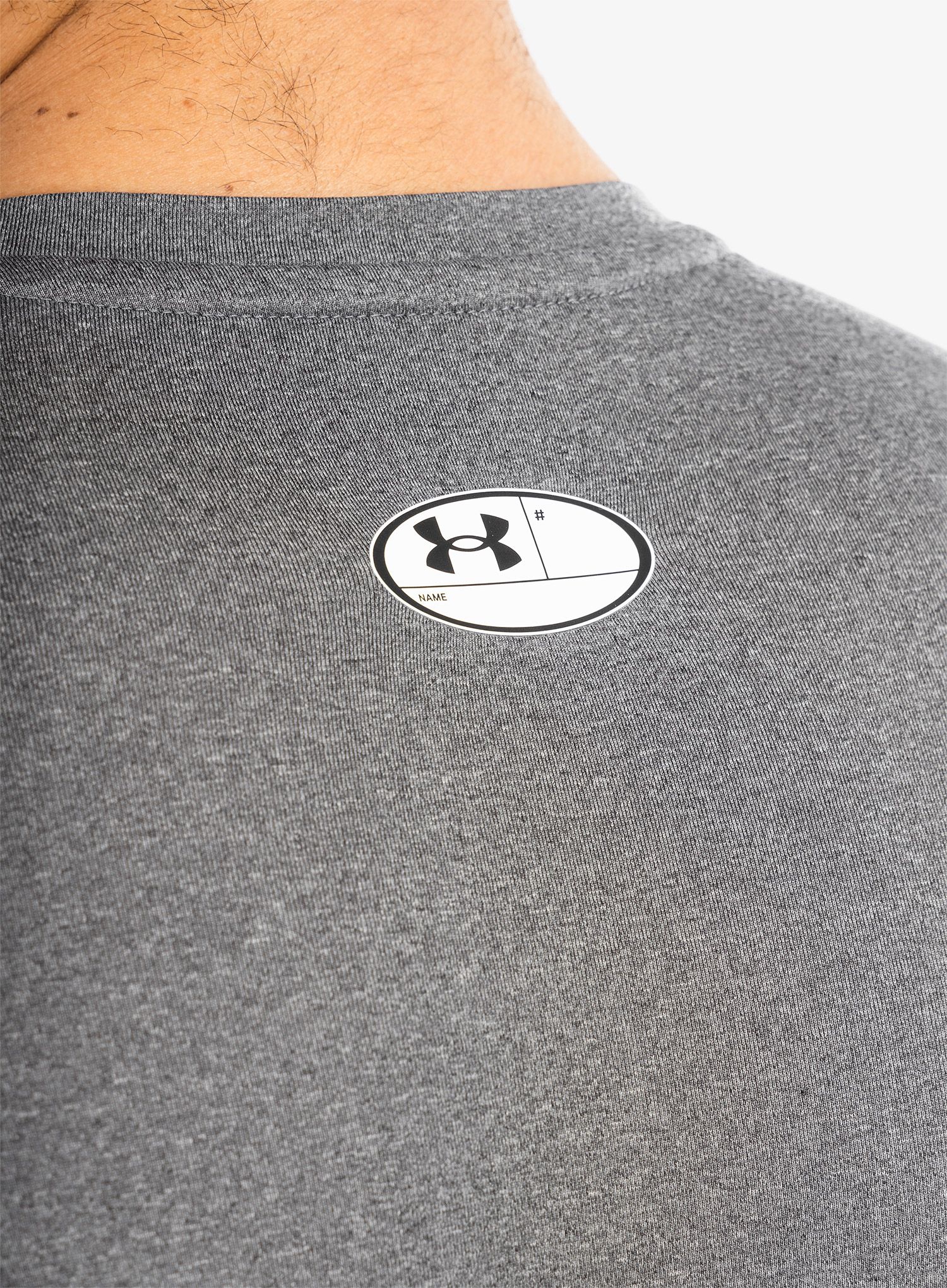 Mikina Under Armour HG Armour Comp LS - carbon heather/black
