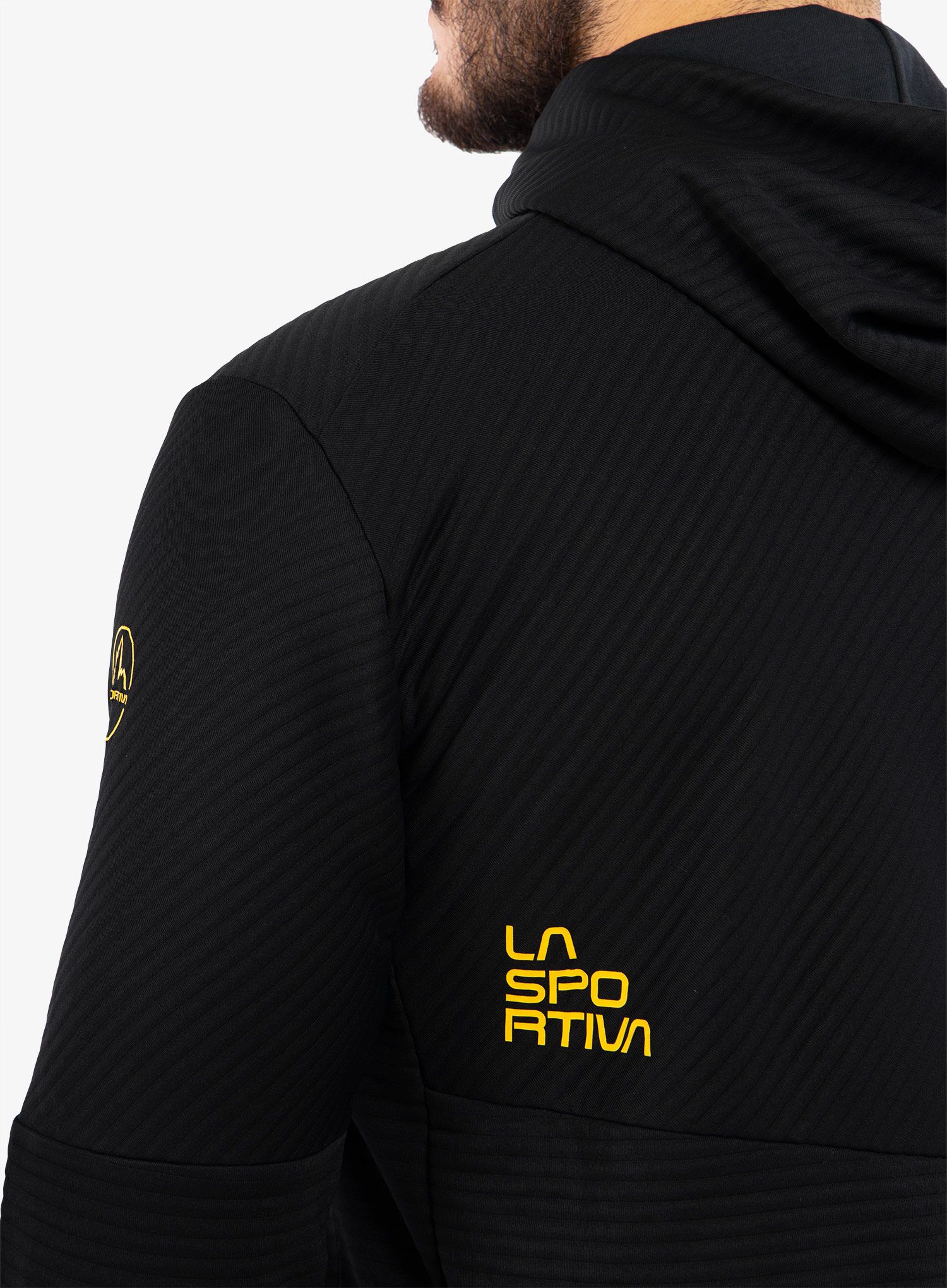 Lezecká bunda La Sportiva Mood Hoody - black/yellow