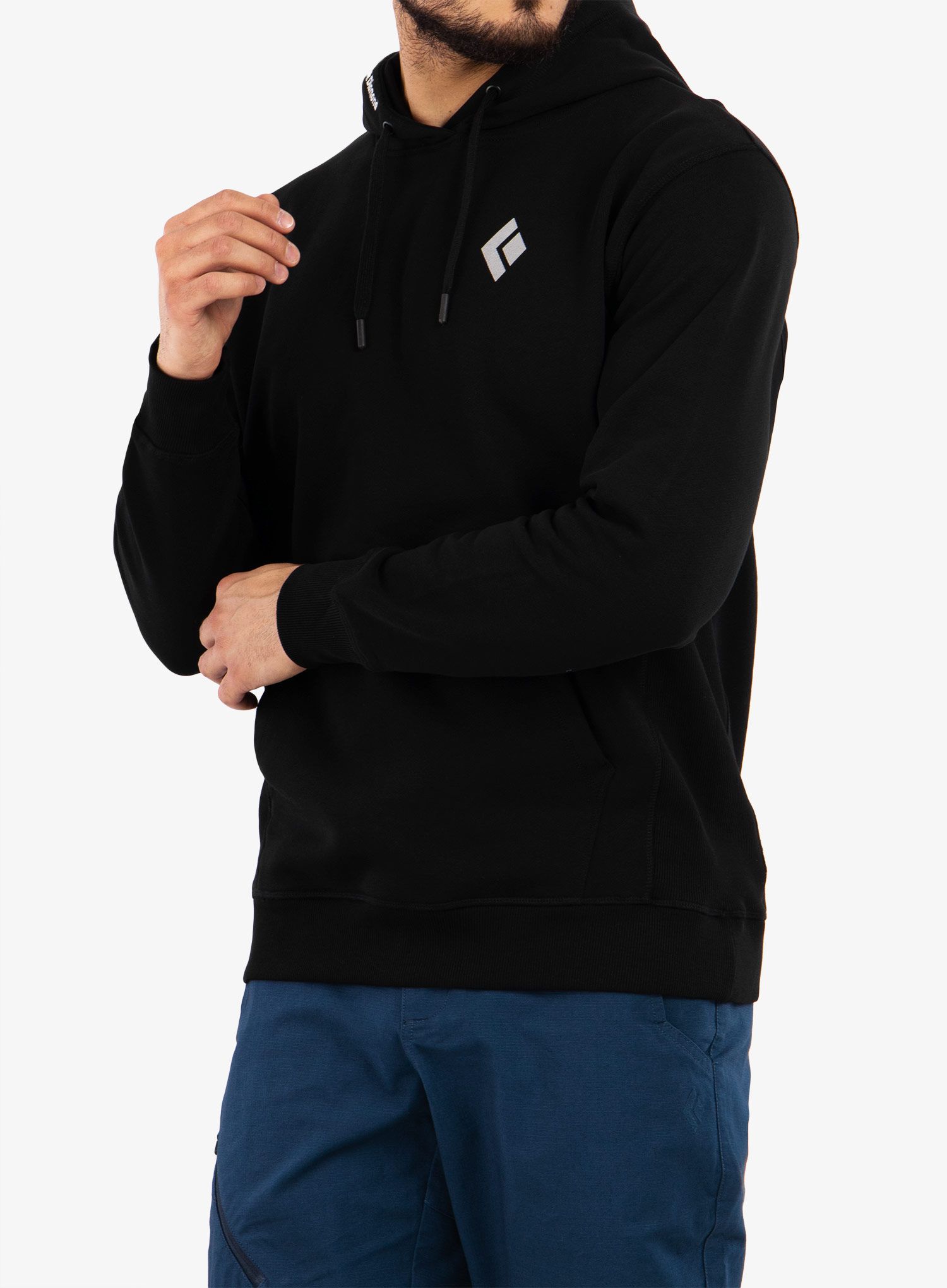 Mikina s kapucí Black Diamond Mountain Badge Hoody - black