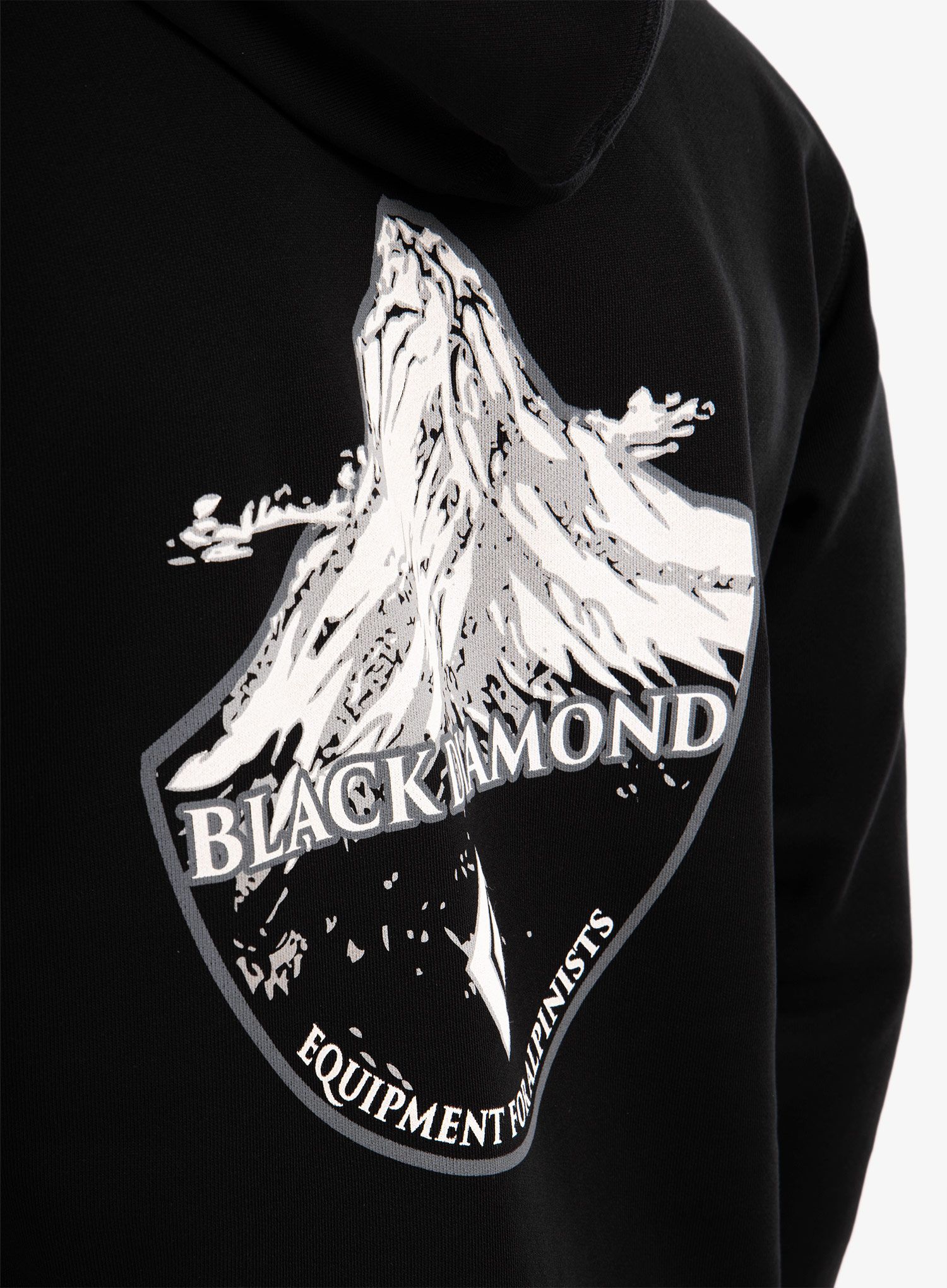 Mikina s kapucí Black Diamond Mountain Badge Hoody - black