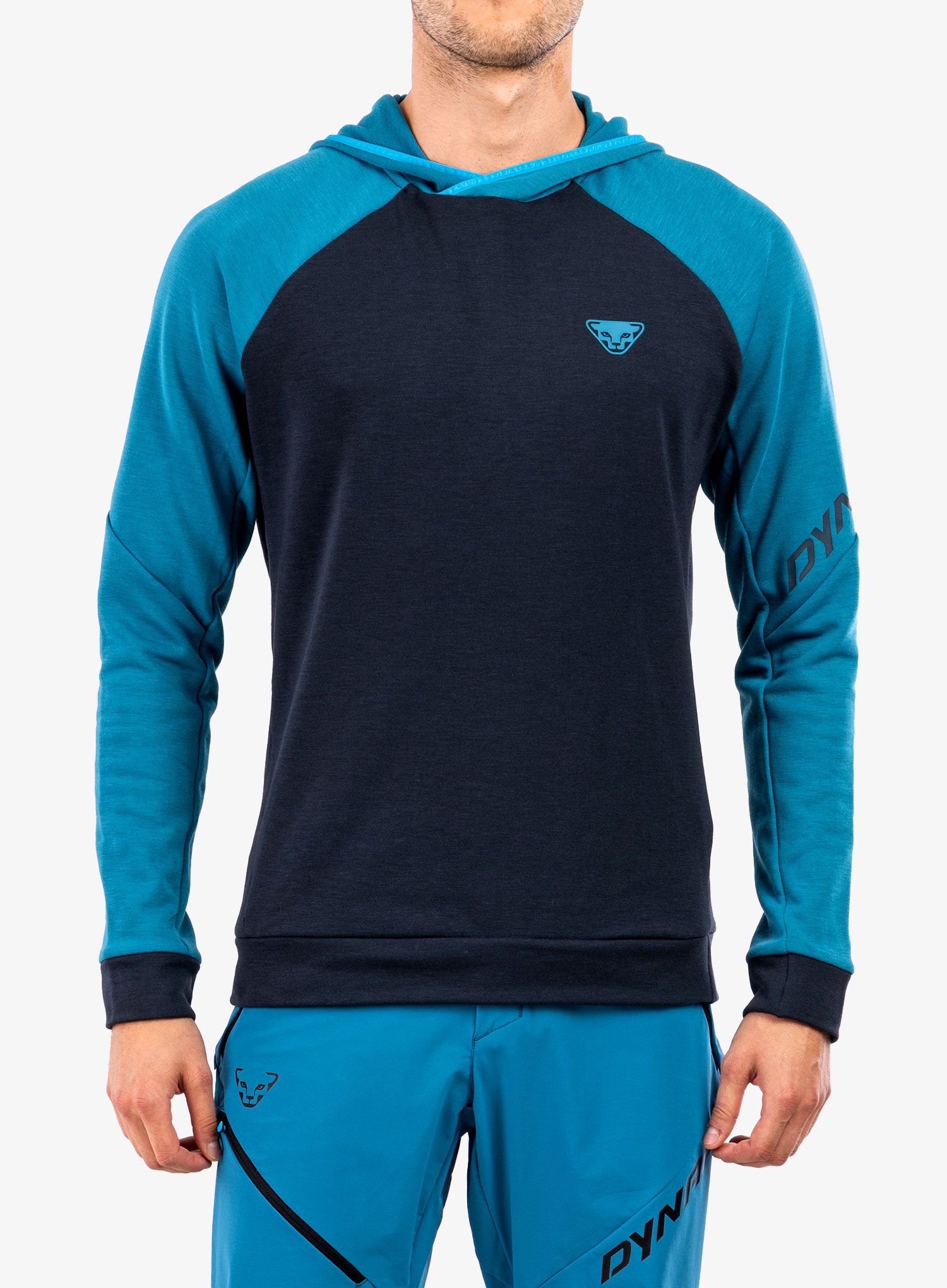 Mikina s kapucí Dynafit 24/7 Polartec Hoody - reef melange