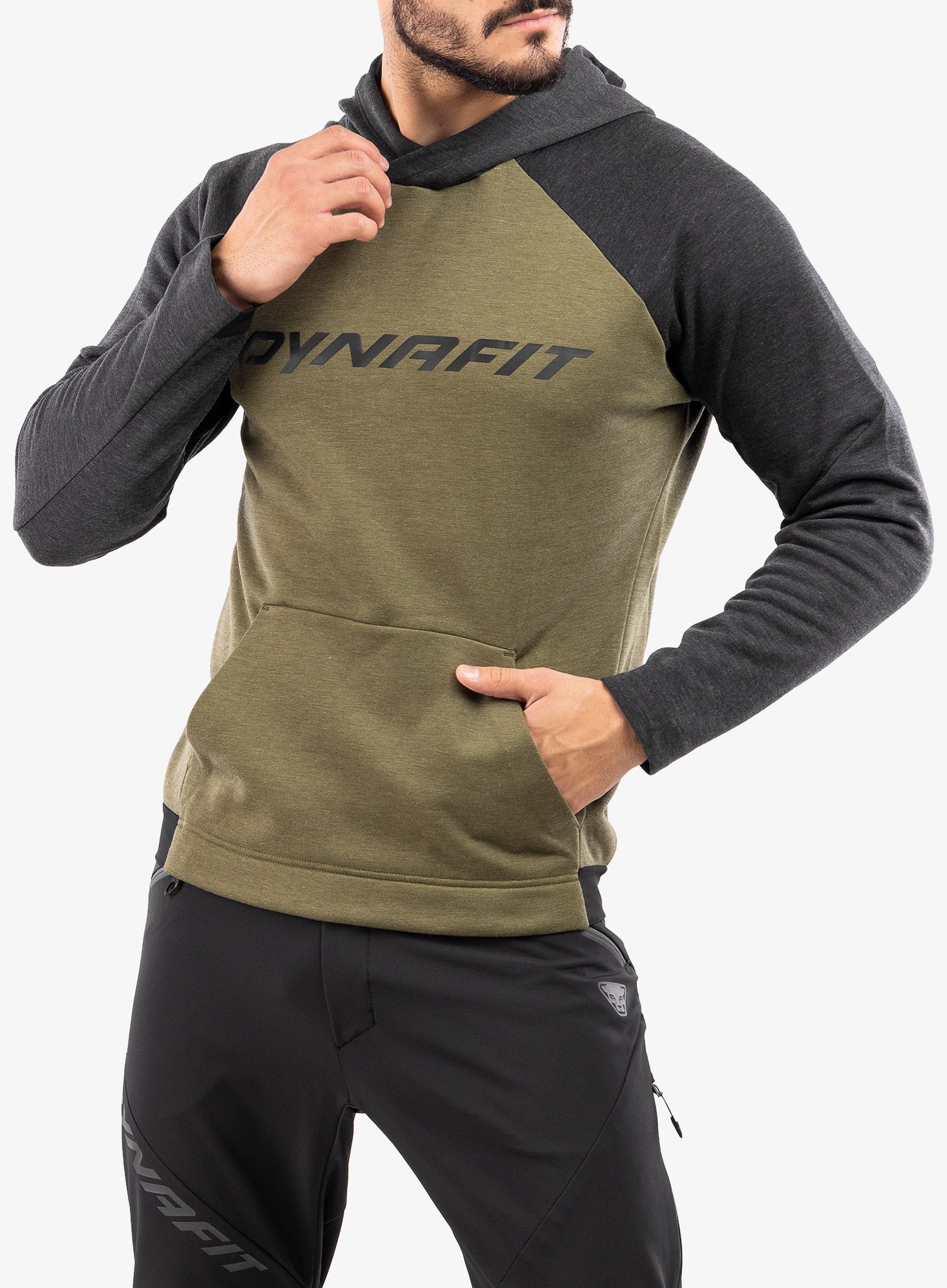 Mikina s kapucí Dynafit 24/7 Polartec Hoody - winter moss
