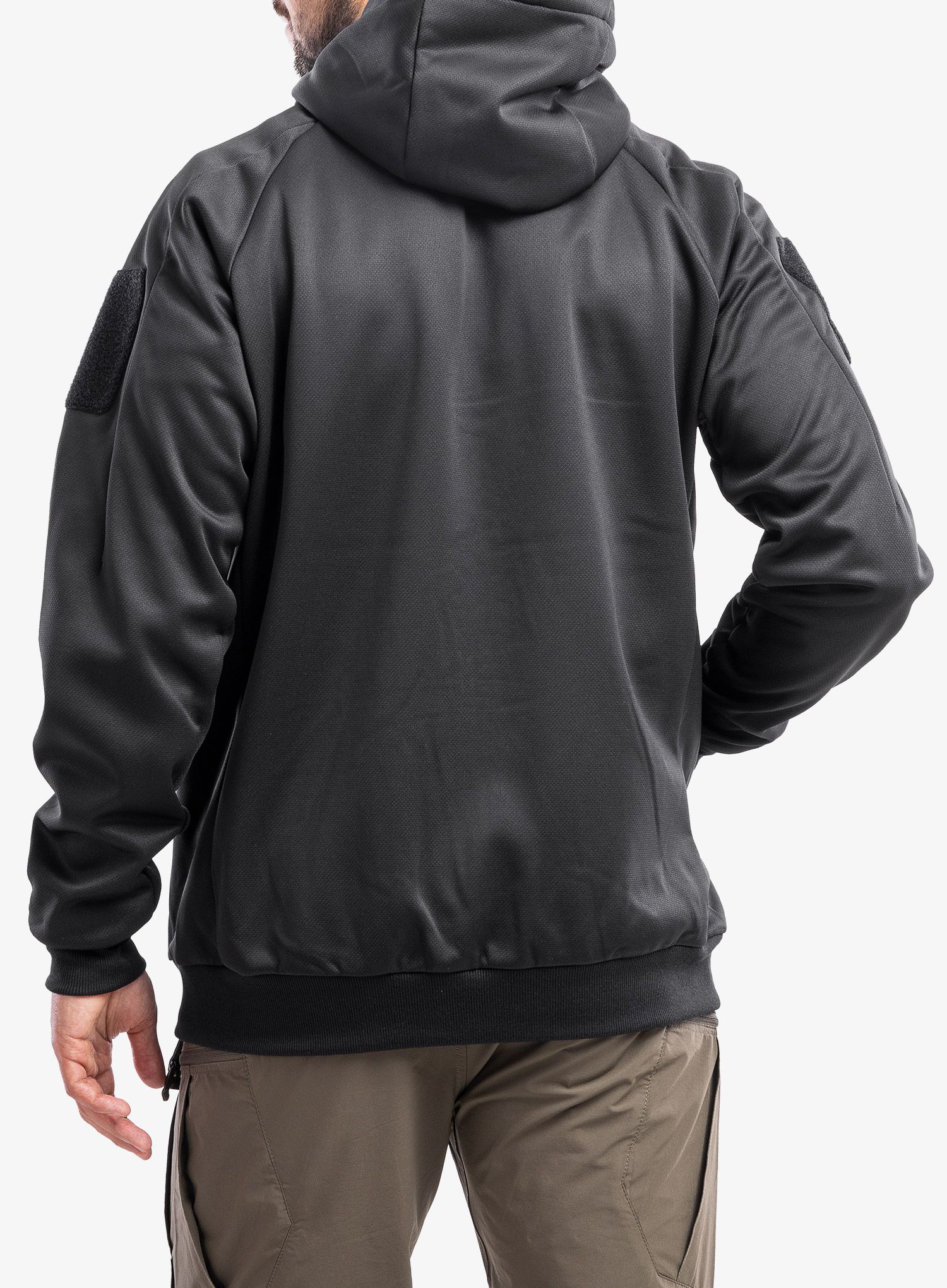 Mikina s kapucí Helikon-Tex Urban Tactical Hoodie Full Zip - black