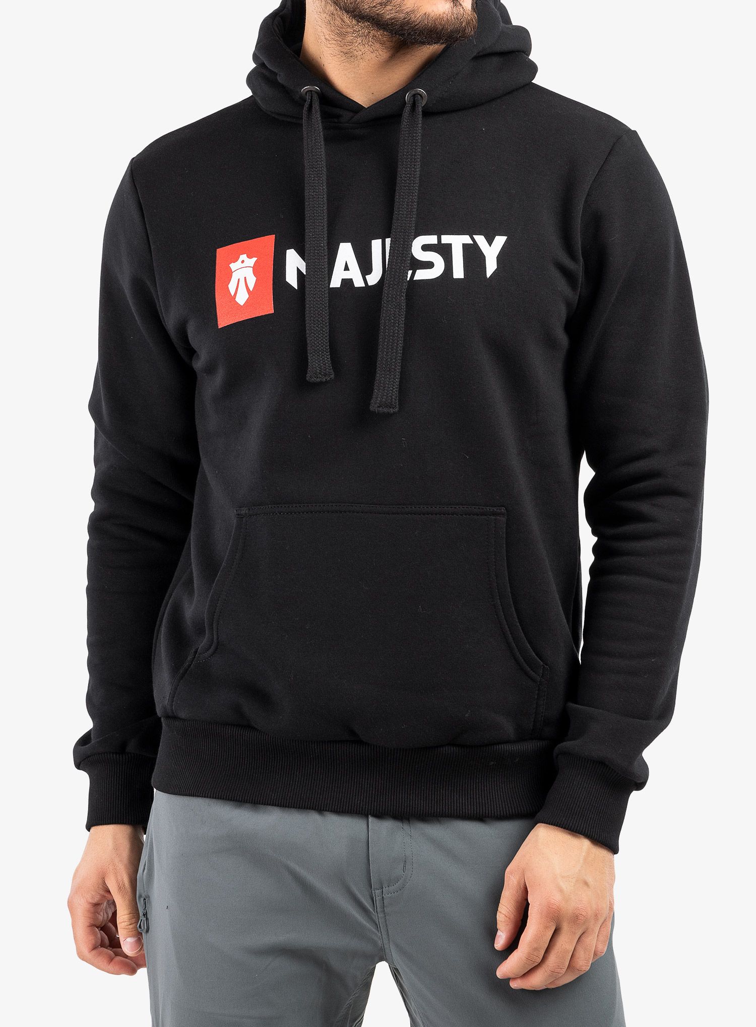Mikina Majesty Logo Classic Hoodie - black