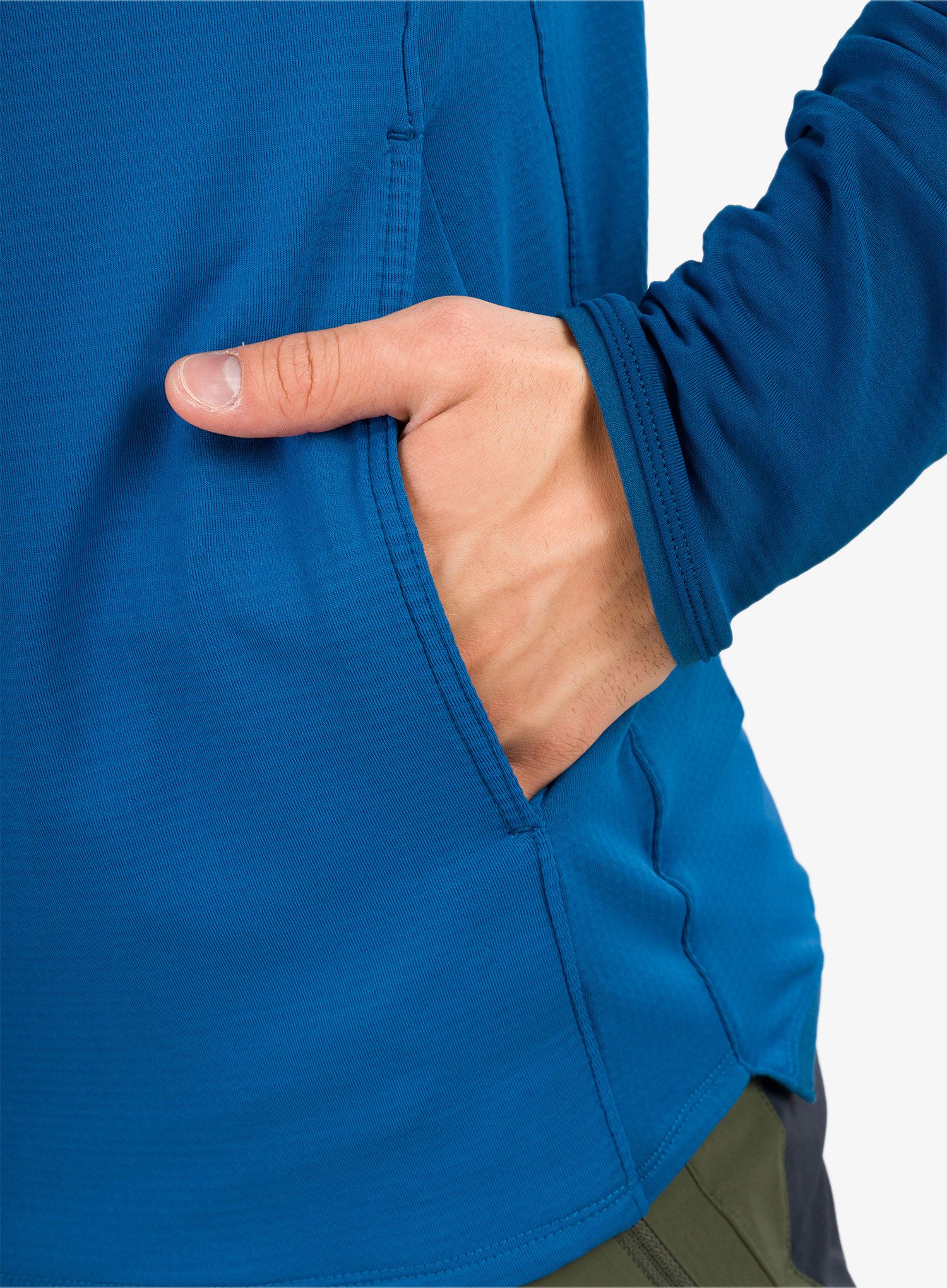 Mikina s kapucí Rab Dihedral Hoody - ink/denim