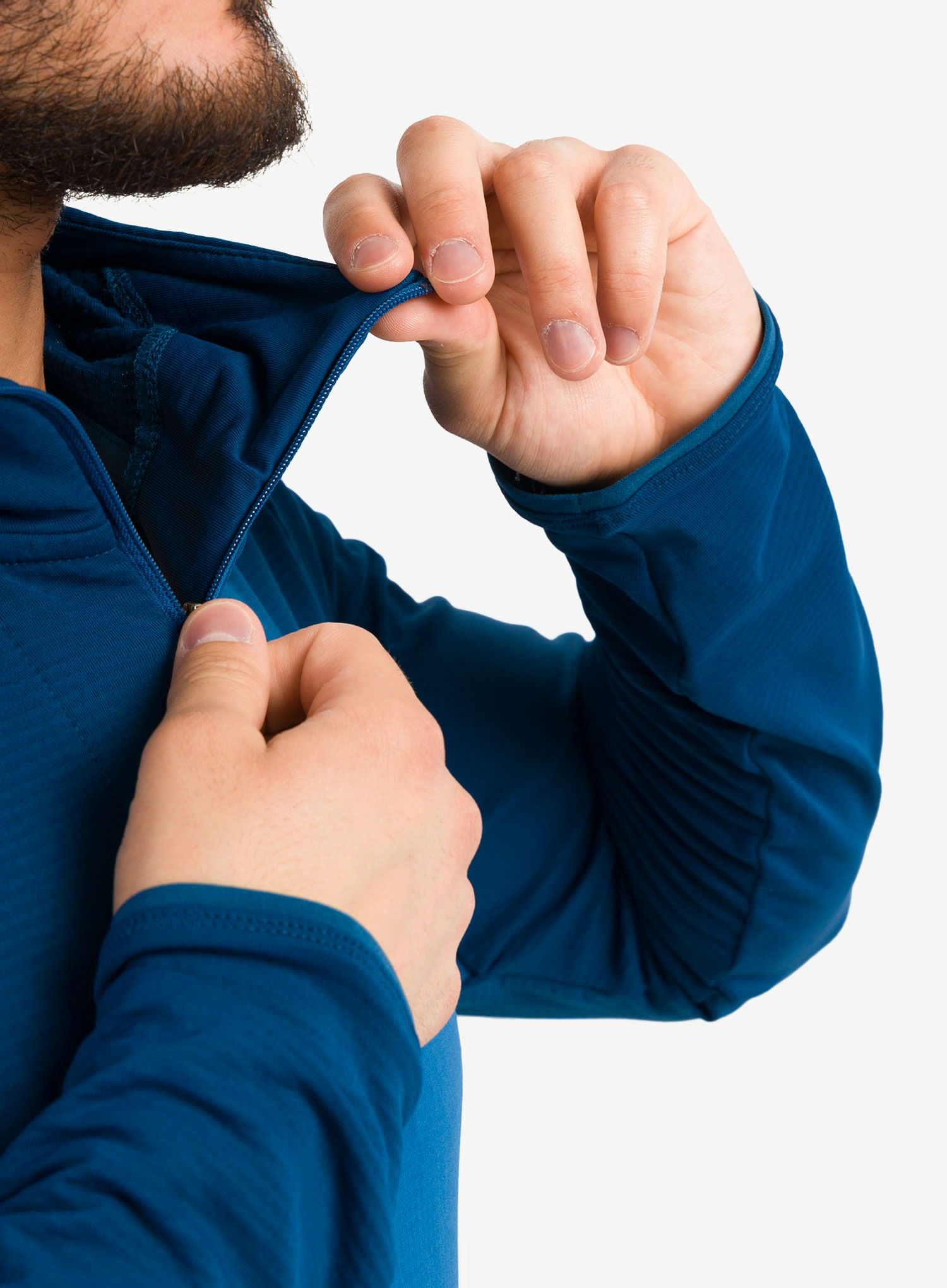 Mikina s kapucí Rab Dihedral Hoody - ink/denim