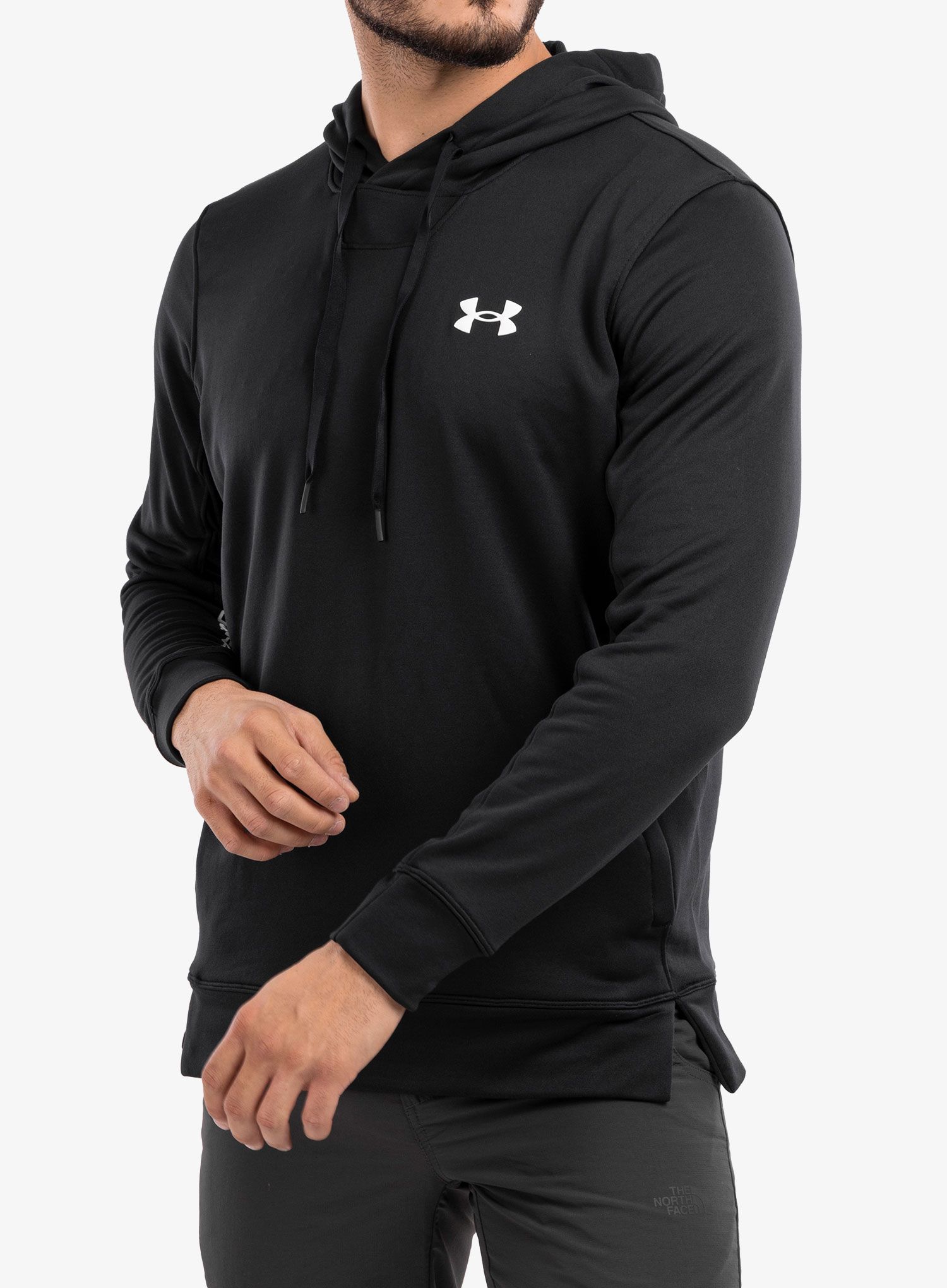 Mikina s kapuce Under Armour Armour Terry Hoodie - blk/wht