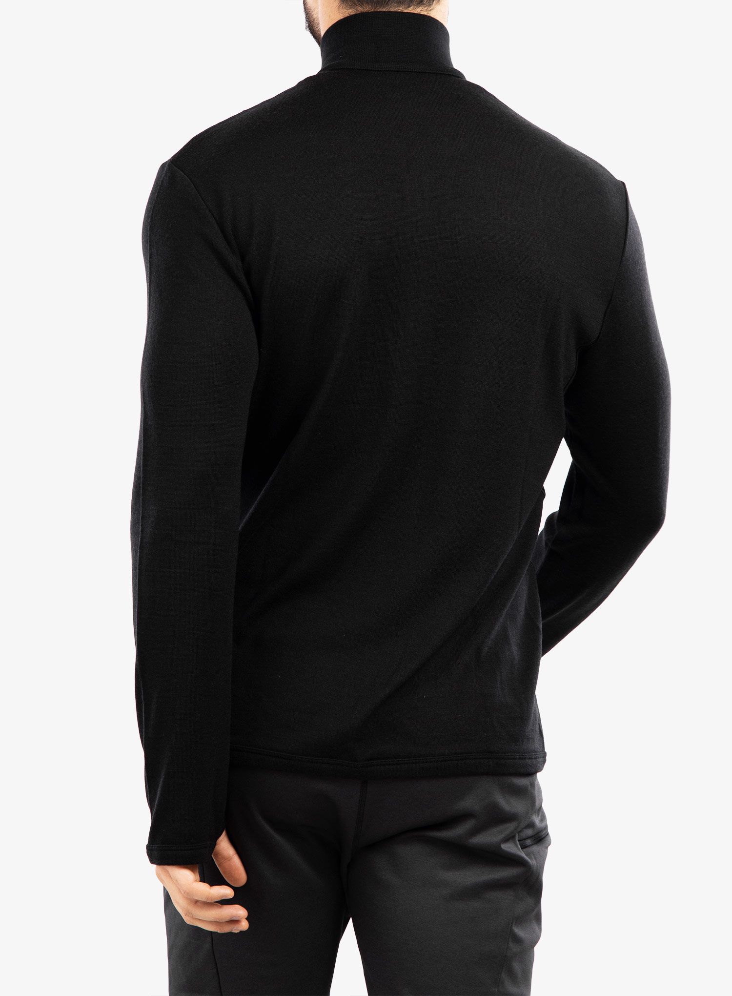Mikina s 1/2 zipem Icebreaker Original LS Half Zip - black