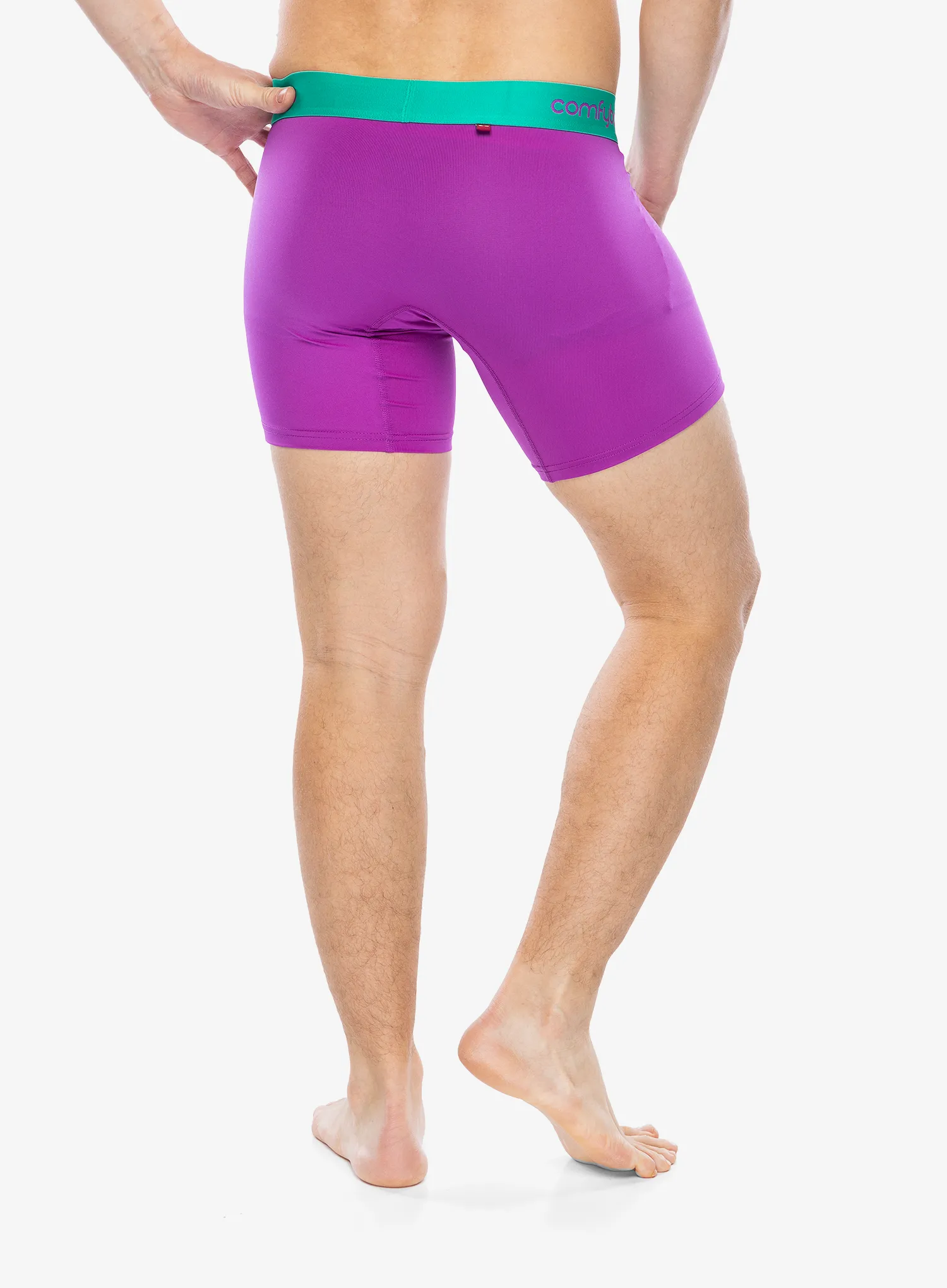 Funkční boxerky Comfyballs Long Performance - neon purple
