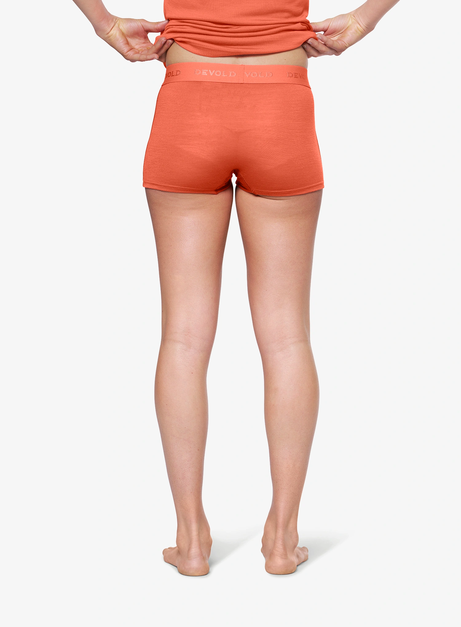 Dámské funkční boxerky Devold Breeze Merino 150 Hipster - coral