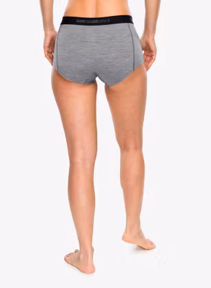 Dámské funkční boxerky Super.natural Tundra175 Boyfriend Hipster - cashmere grey melange