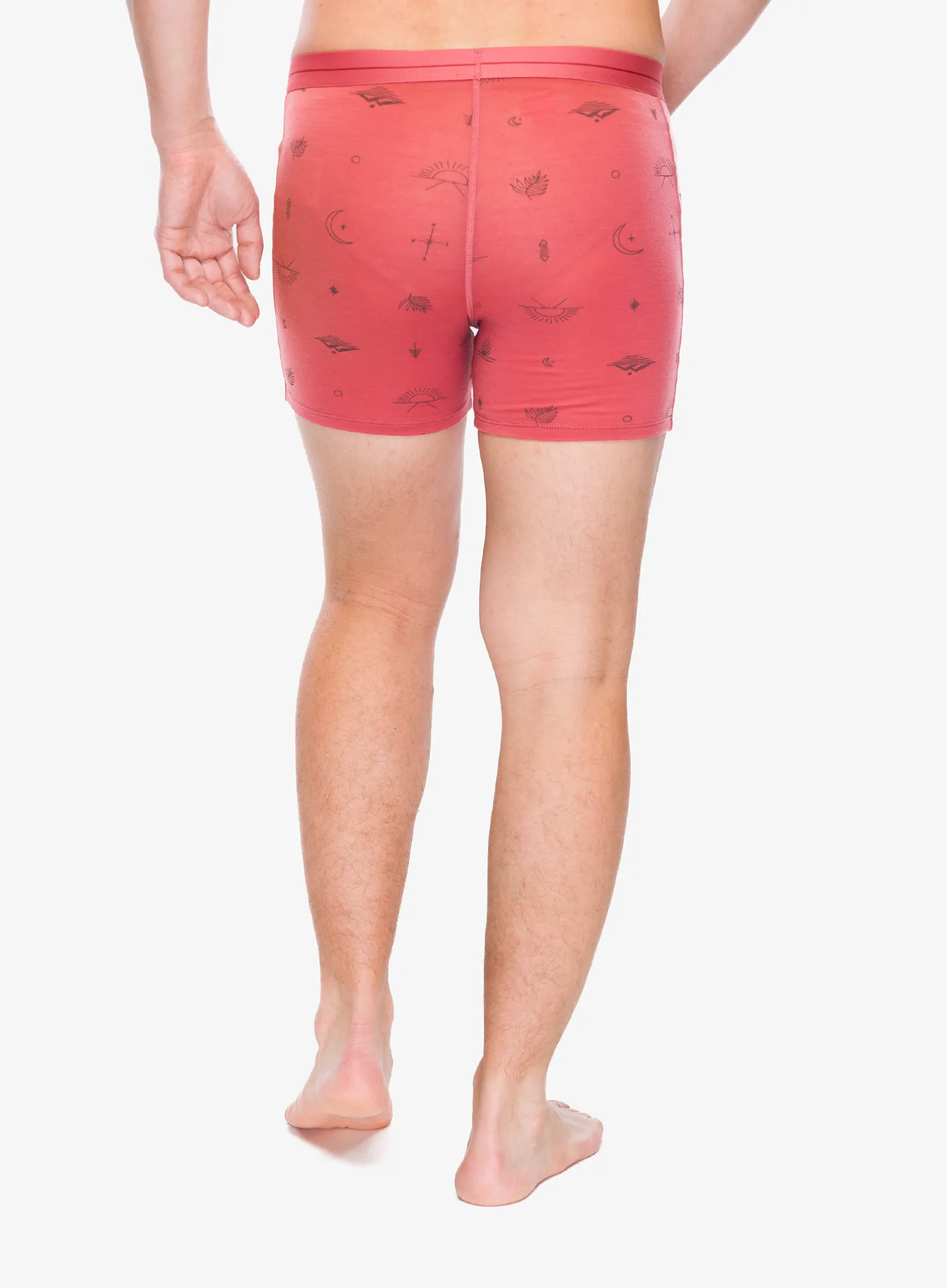 Funkční boxerky Icebreaker Merino 150 Anatomica Boxers Explore More - plume/aop