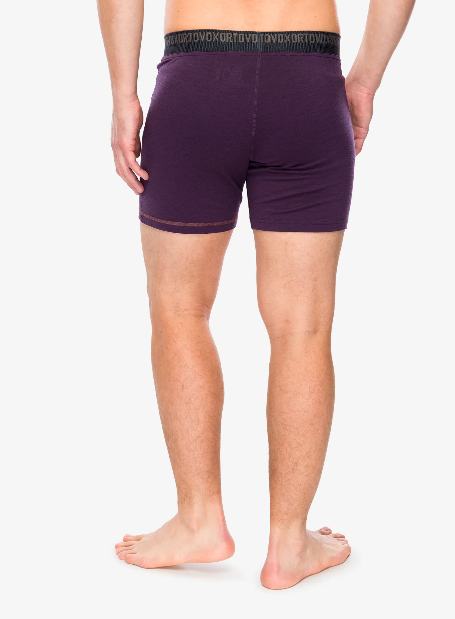 Funkční boxerky Ortovox 185 Rock N Wool Boxer - dark wild berry
