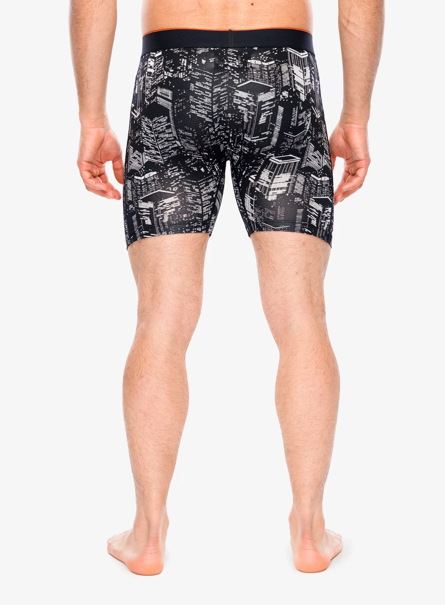 Funkční boxerky Saxx Multi-Sport Mesh Boxer Brief Fly - night city/black