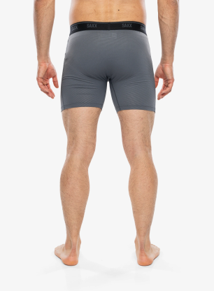 Funkční boxerky Saxx Quest Quick-Dry Mesh Boxer Brief Fly - turbulence