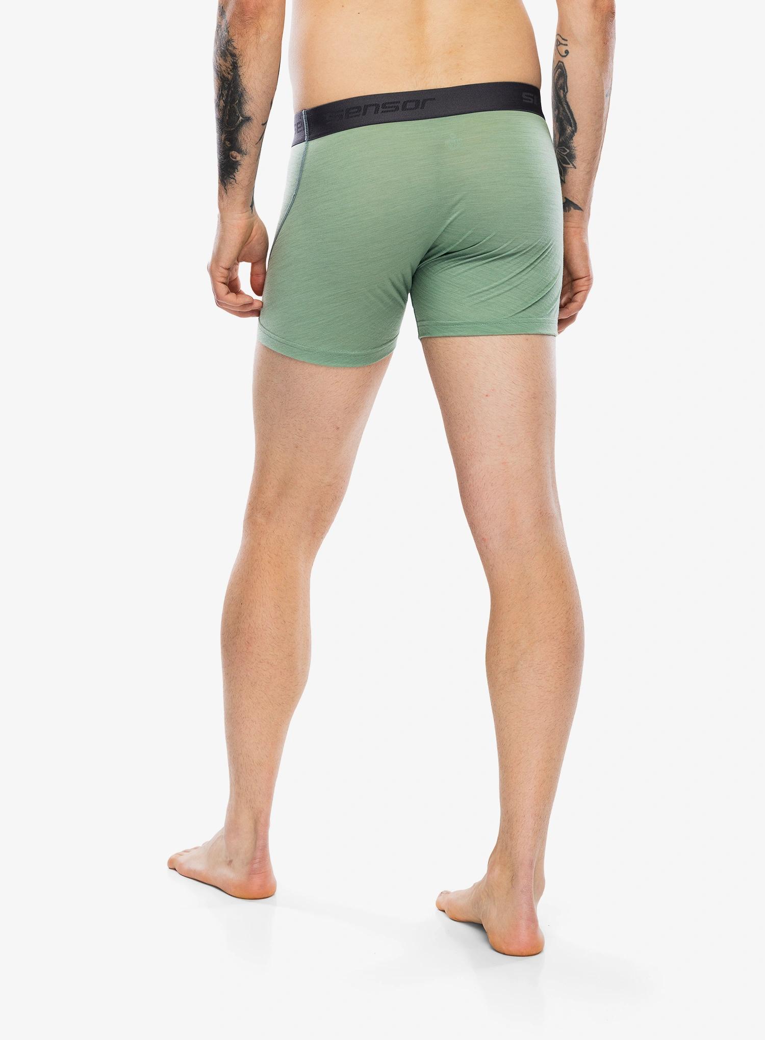 Funkční boxerky Sensor Merino Air Boxers - basil green