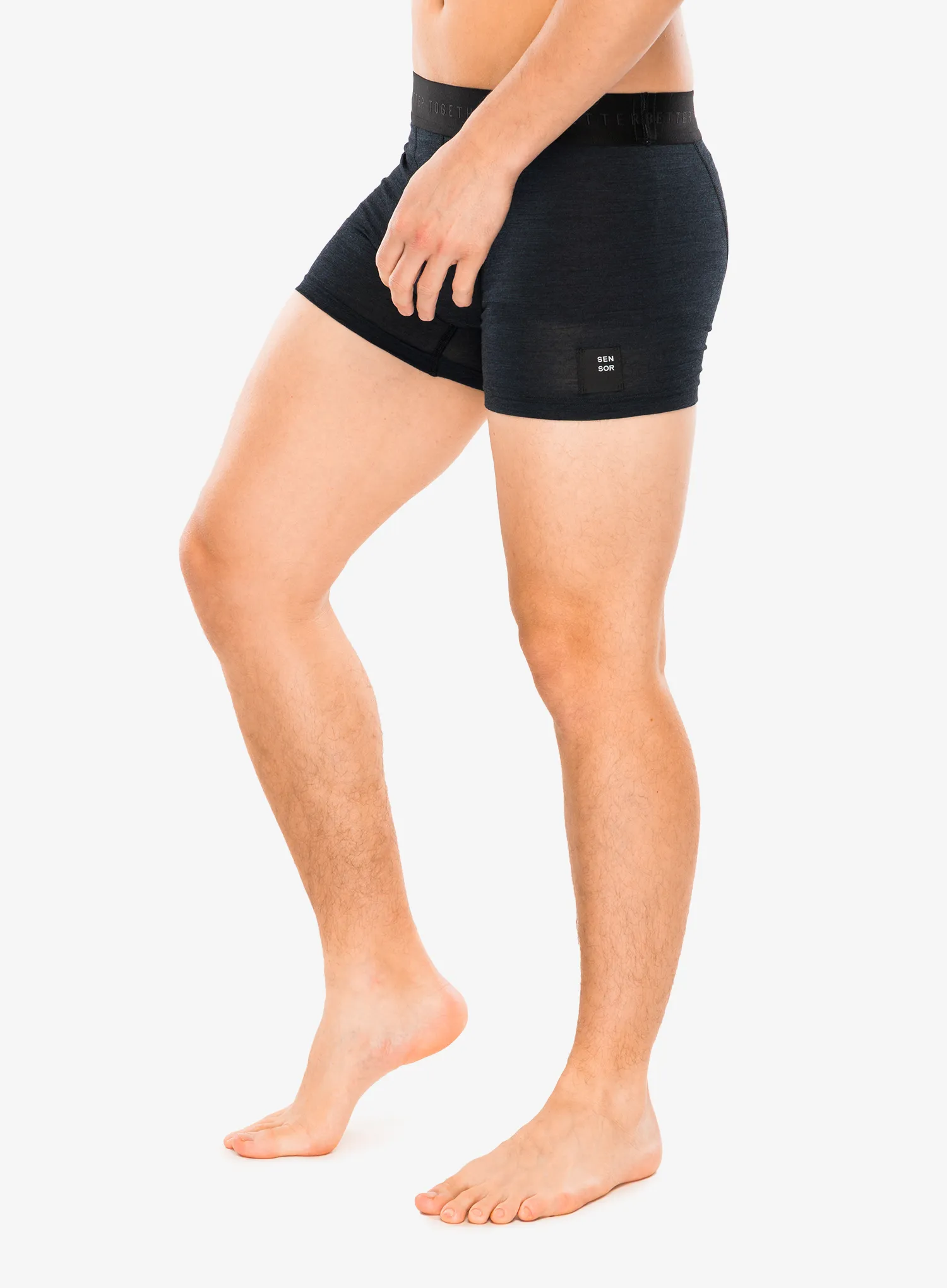 Funkční boxerky Sensor Merino Cordura Boxers - black