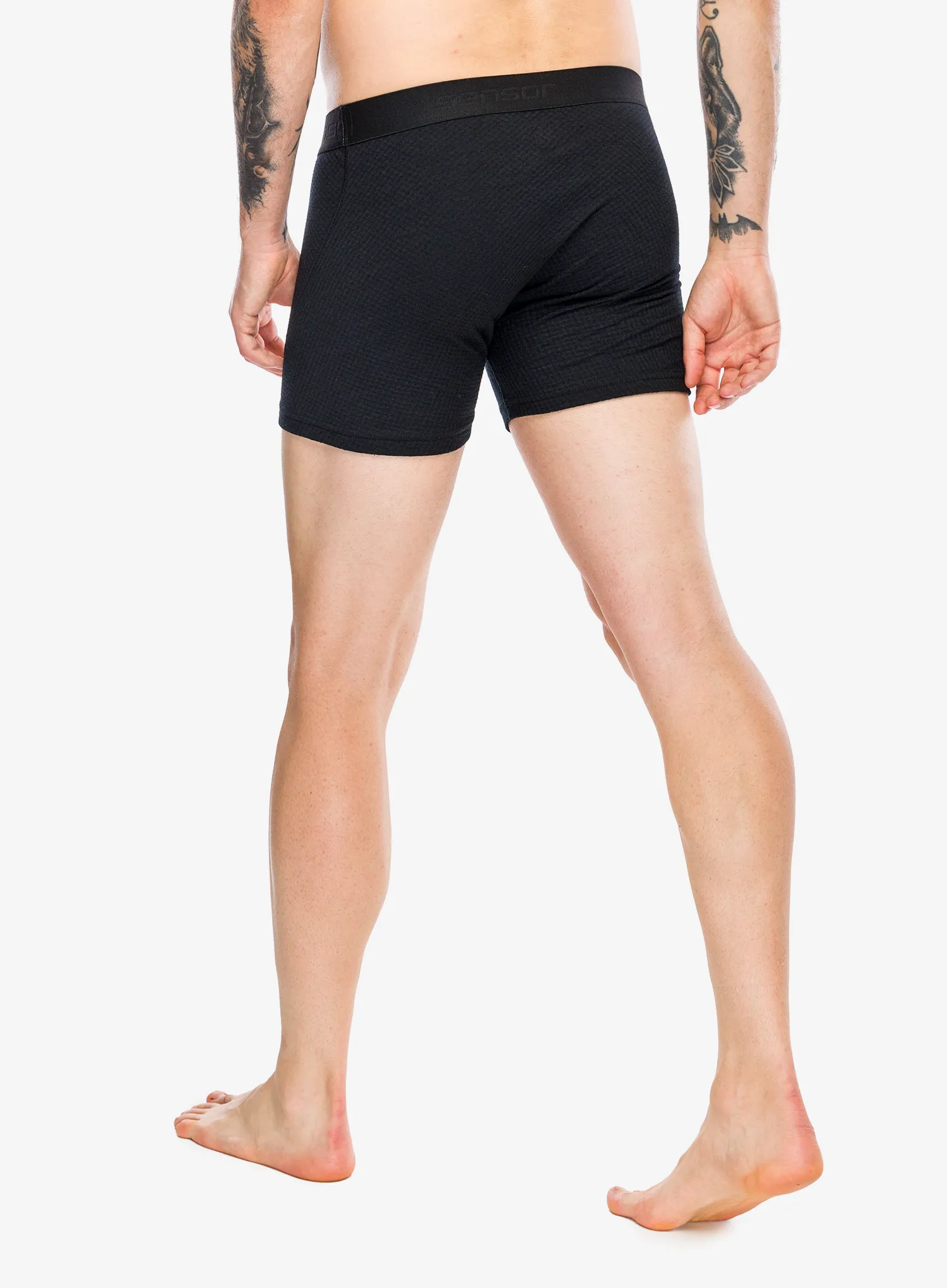 Termoaktivní boxerky Sensor Merino DF Boxers - black