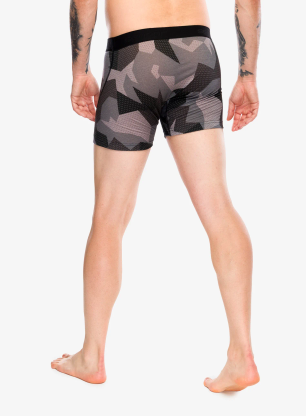 Funkční boxerky Sensor Merino Impress Boxers - black/camo