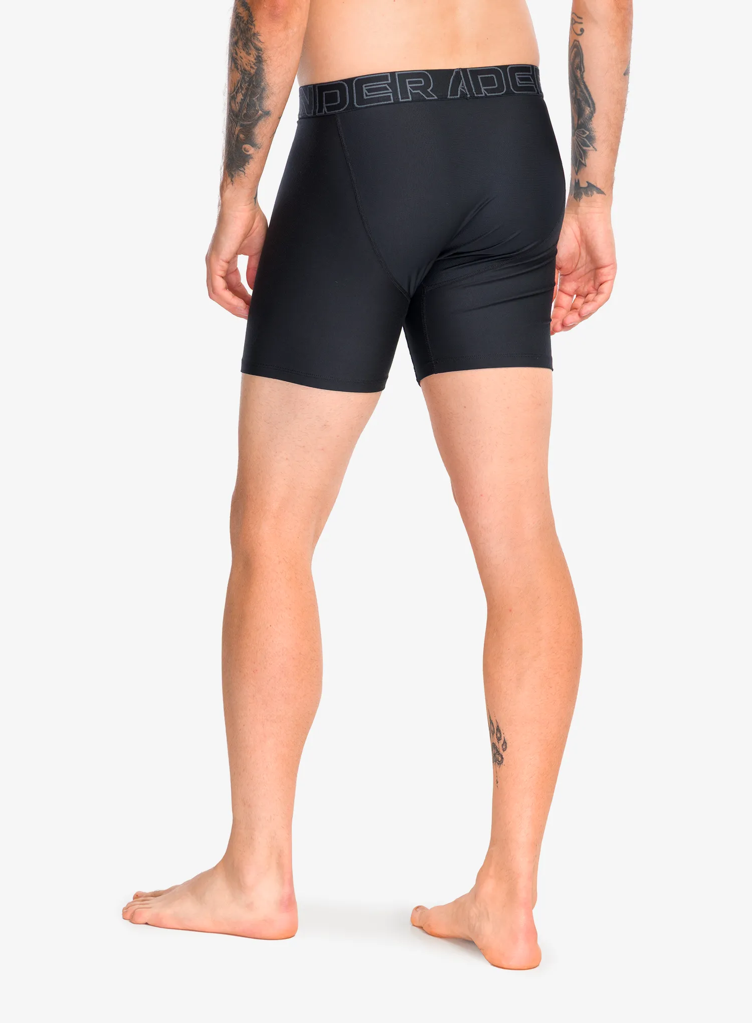 Funkční boxerky Under Armour Performance Ball Bag Solid 6in 2pk - black/black/castlerock