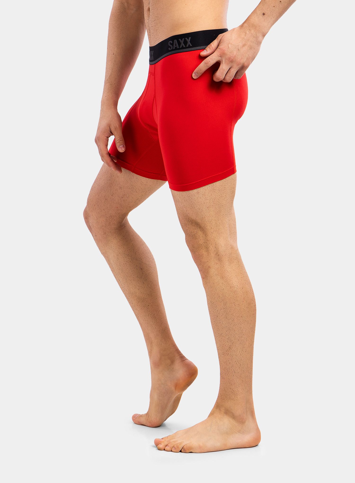 Boxerky Saxx Kinetic HD Boxer Brief - red