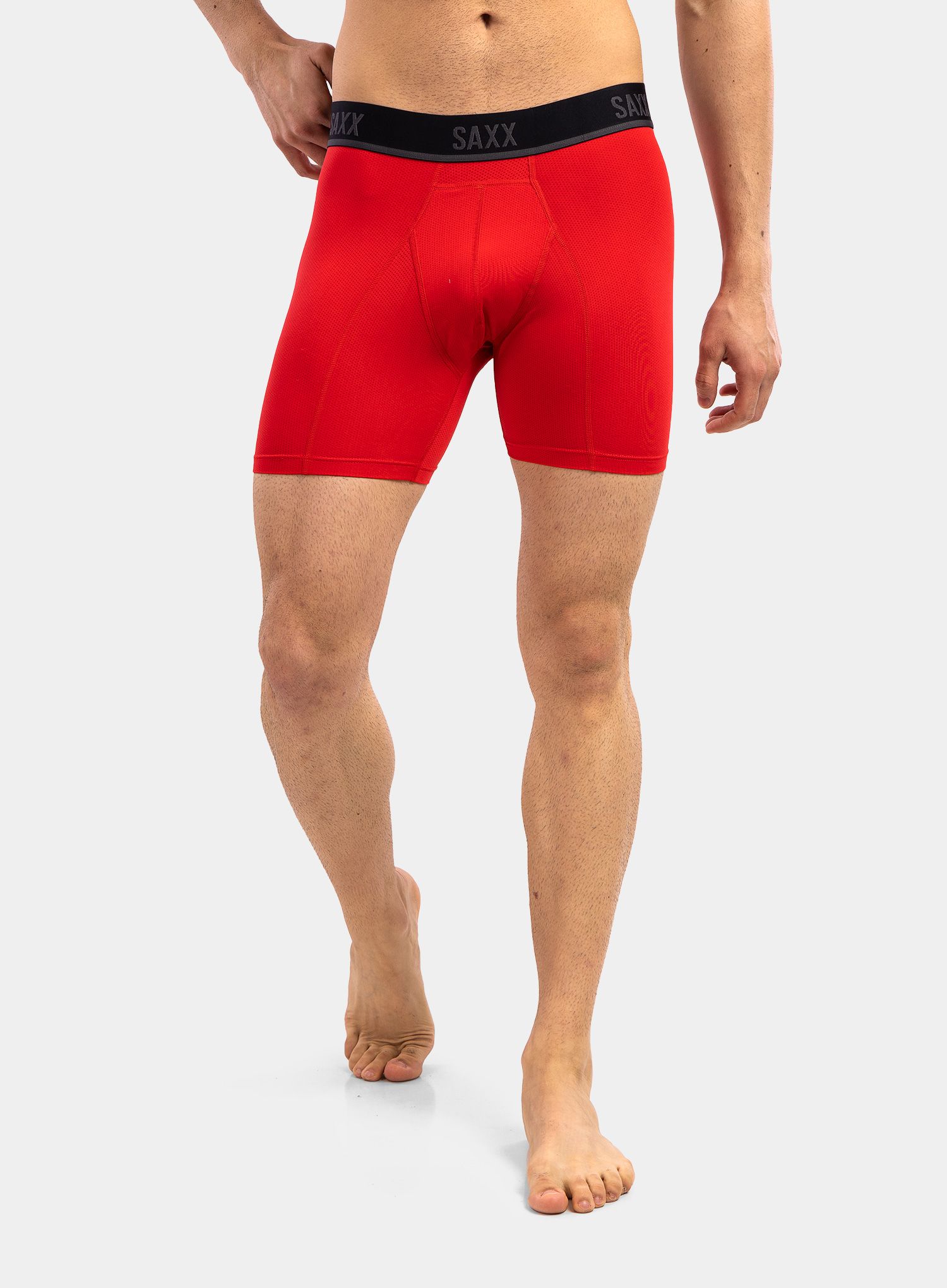 Boxerky Saxx Kinetic HD Boxer Brief - red