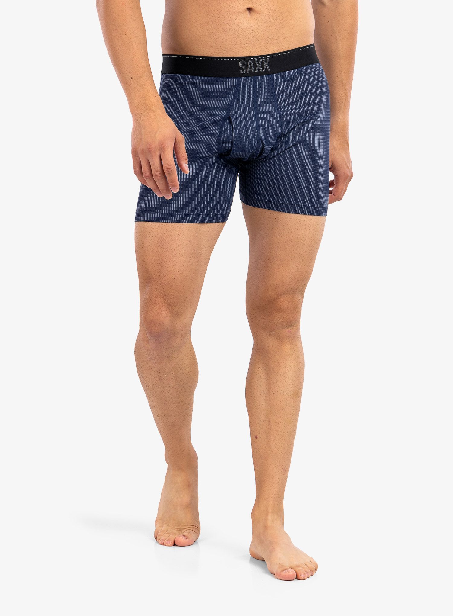 Boxerky Saxx Quest Boxer Brief Fly - midnight blue II