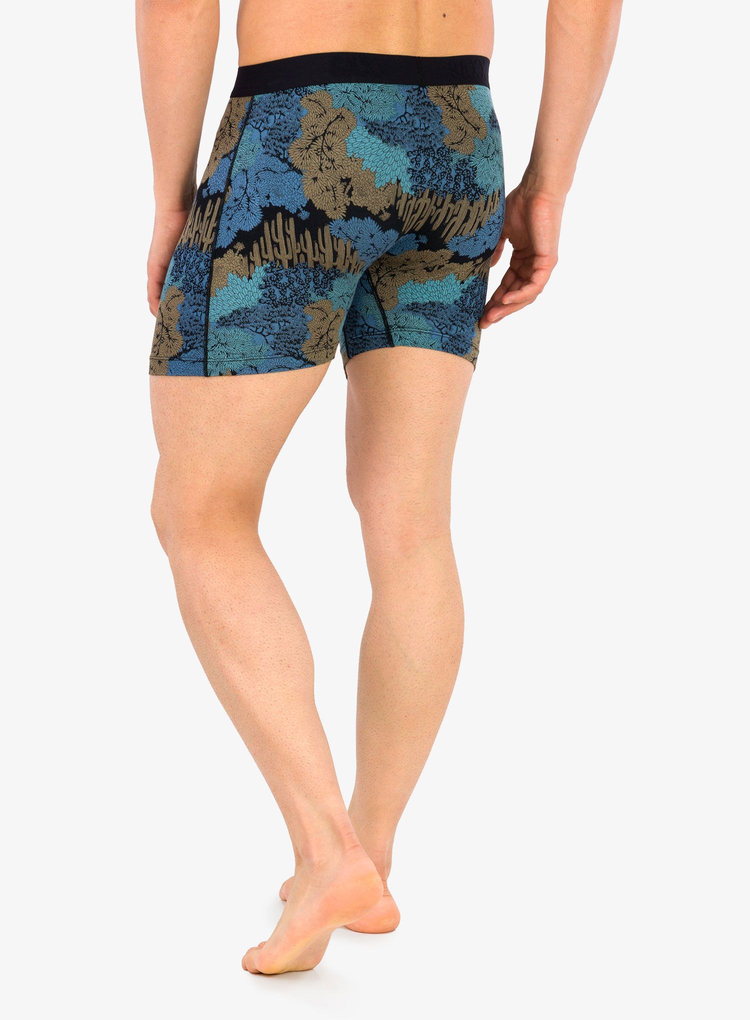 Boxerky Saxx Ultra Boxer Brief Fly - snora camo/slate
