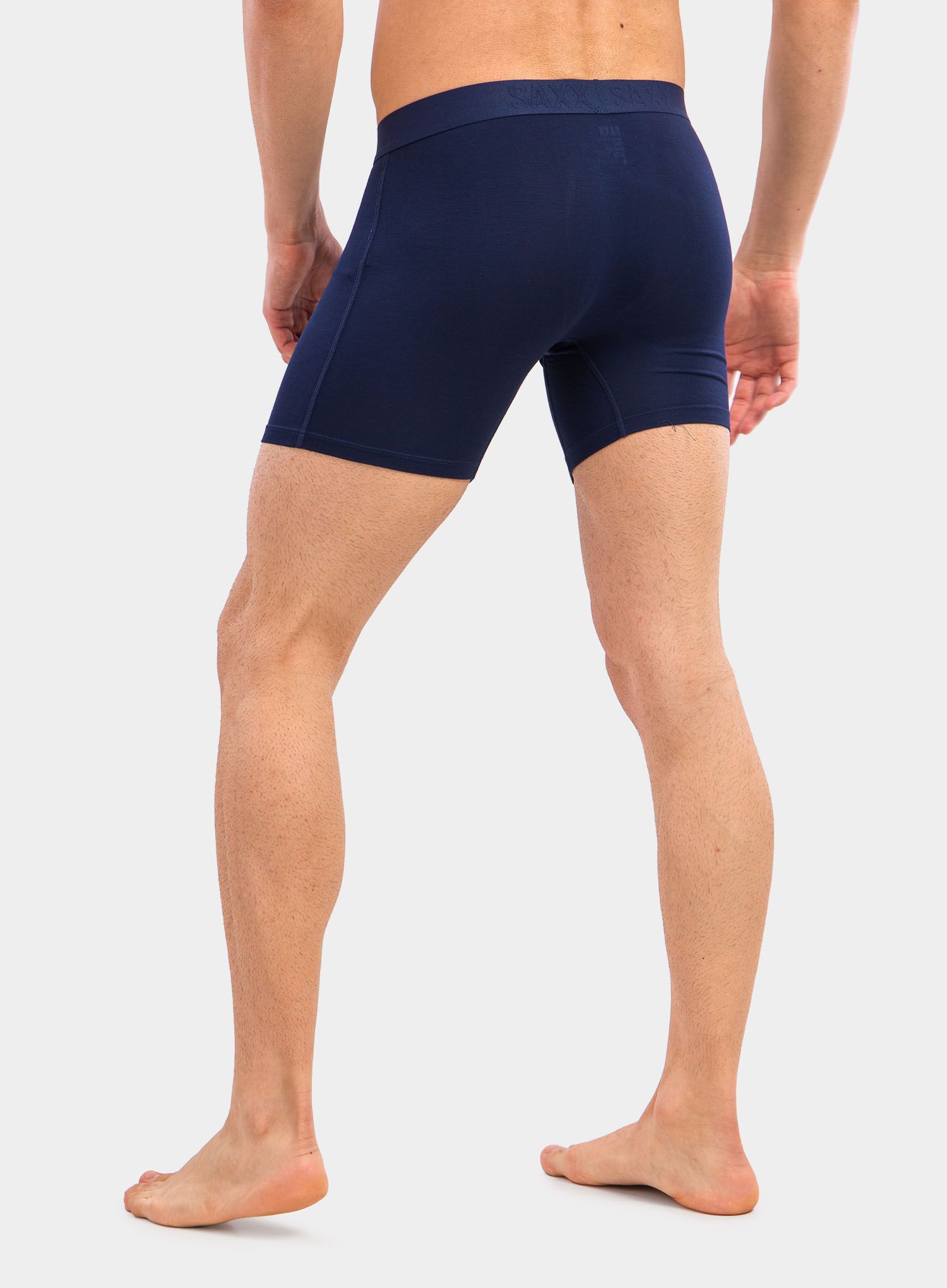 Boxerky Saxx Vibe Boxer Brief - blue trail markers