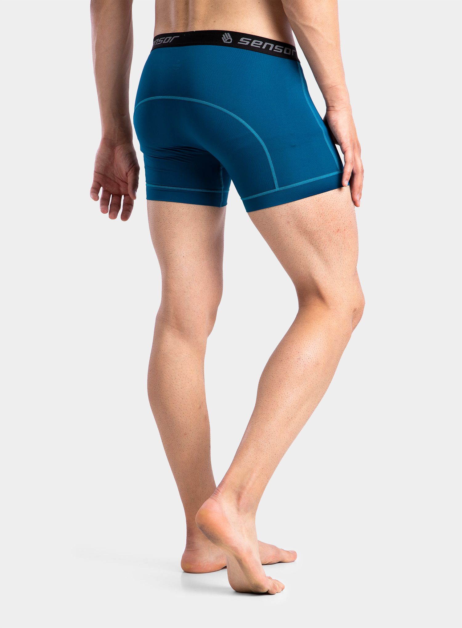 Boxerky Sensor Coolmax Fresh (Sada 3 par) - black/saphire/blue