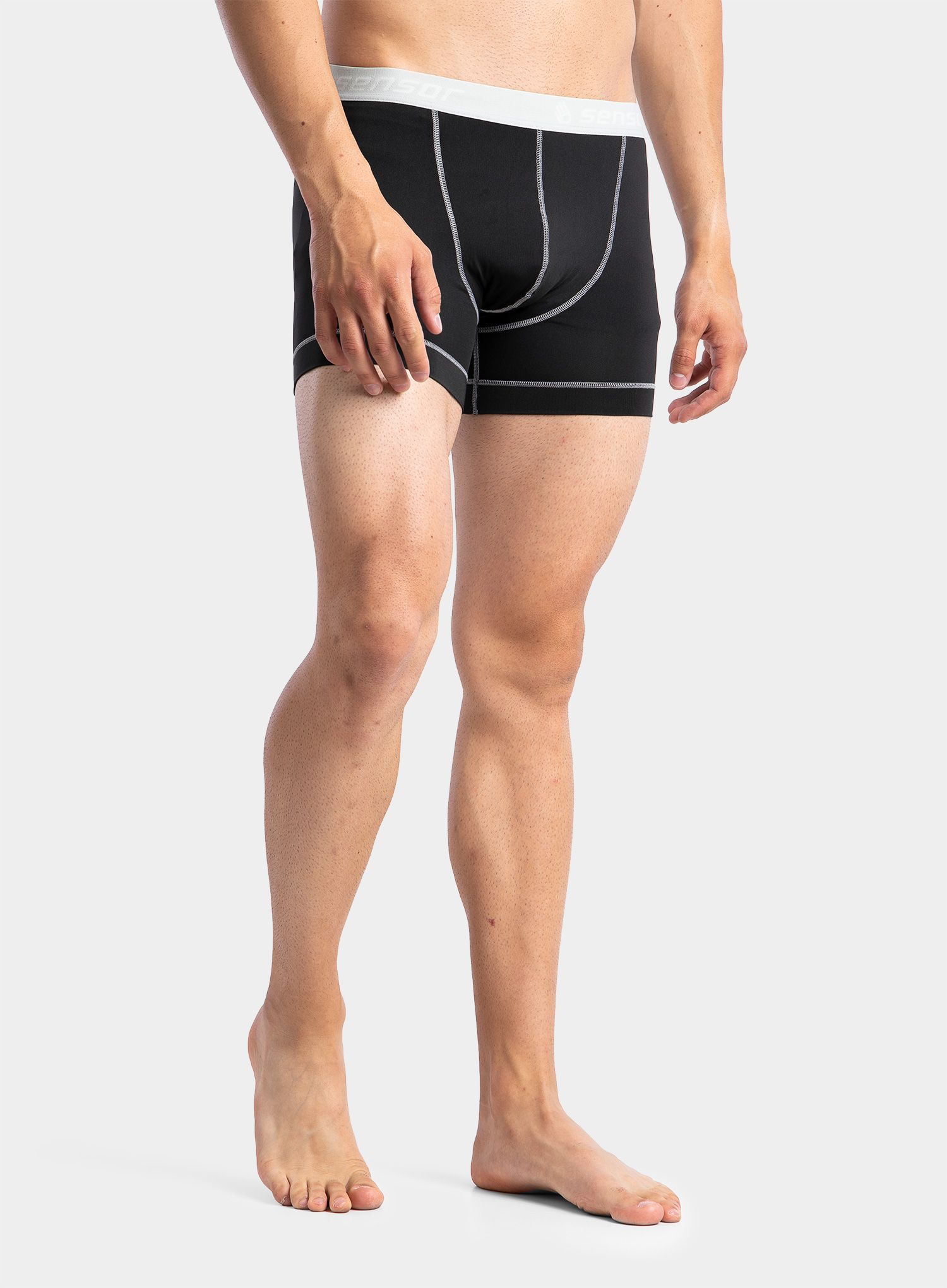 Boxerky Sensor Coolmax Fresh (Sada 3 par) - black/saphire/blue