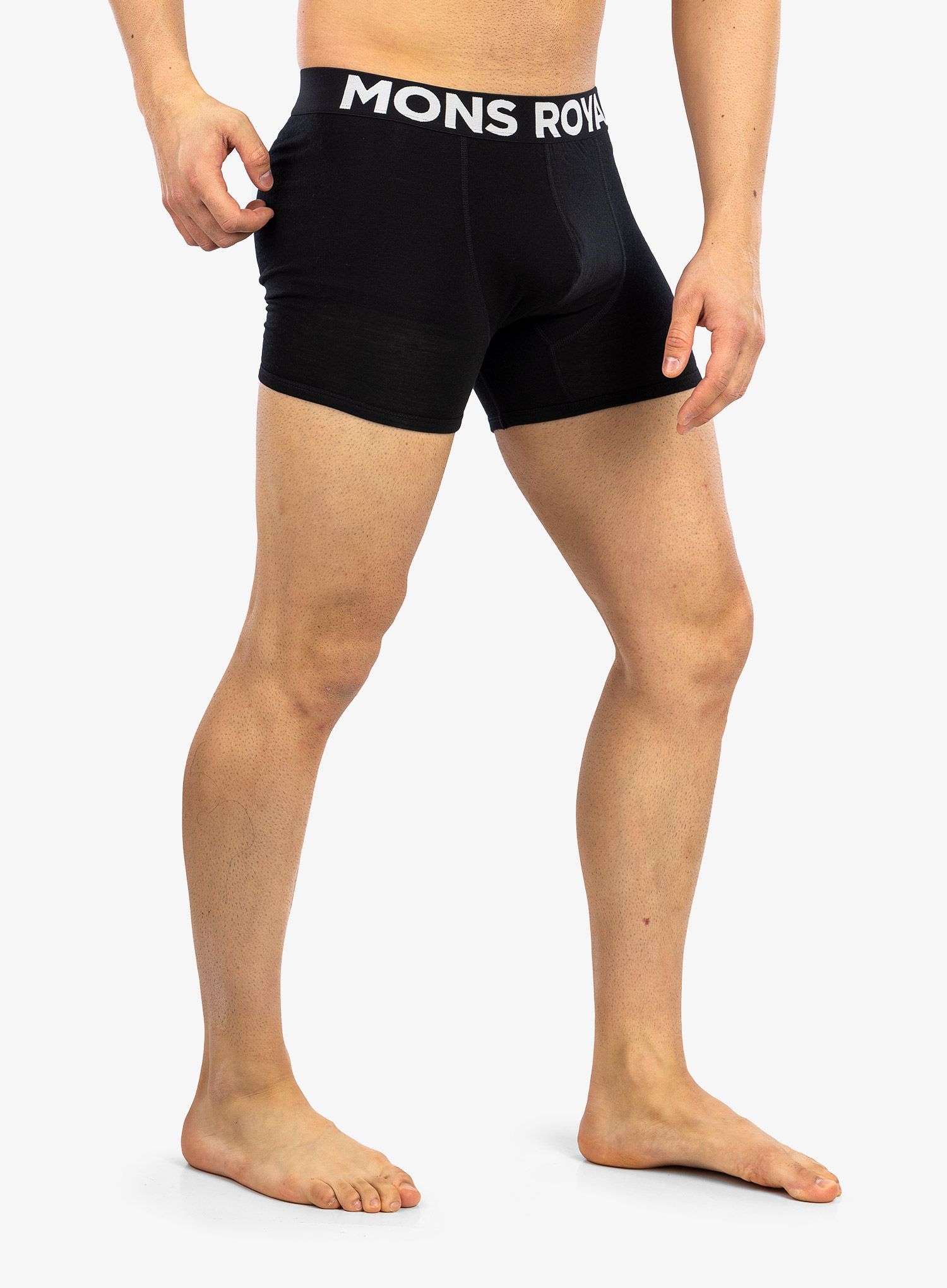 Termoaktivní boxerky Mons Royale Hold 'em Shorty Boxer - black