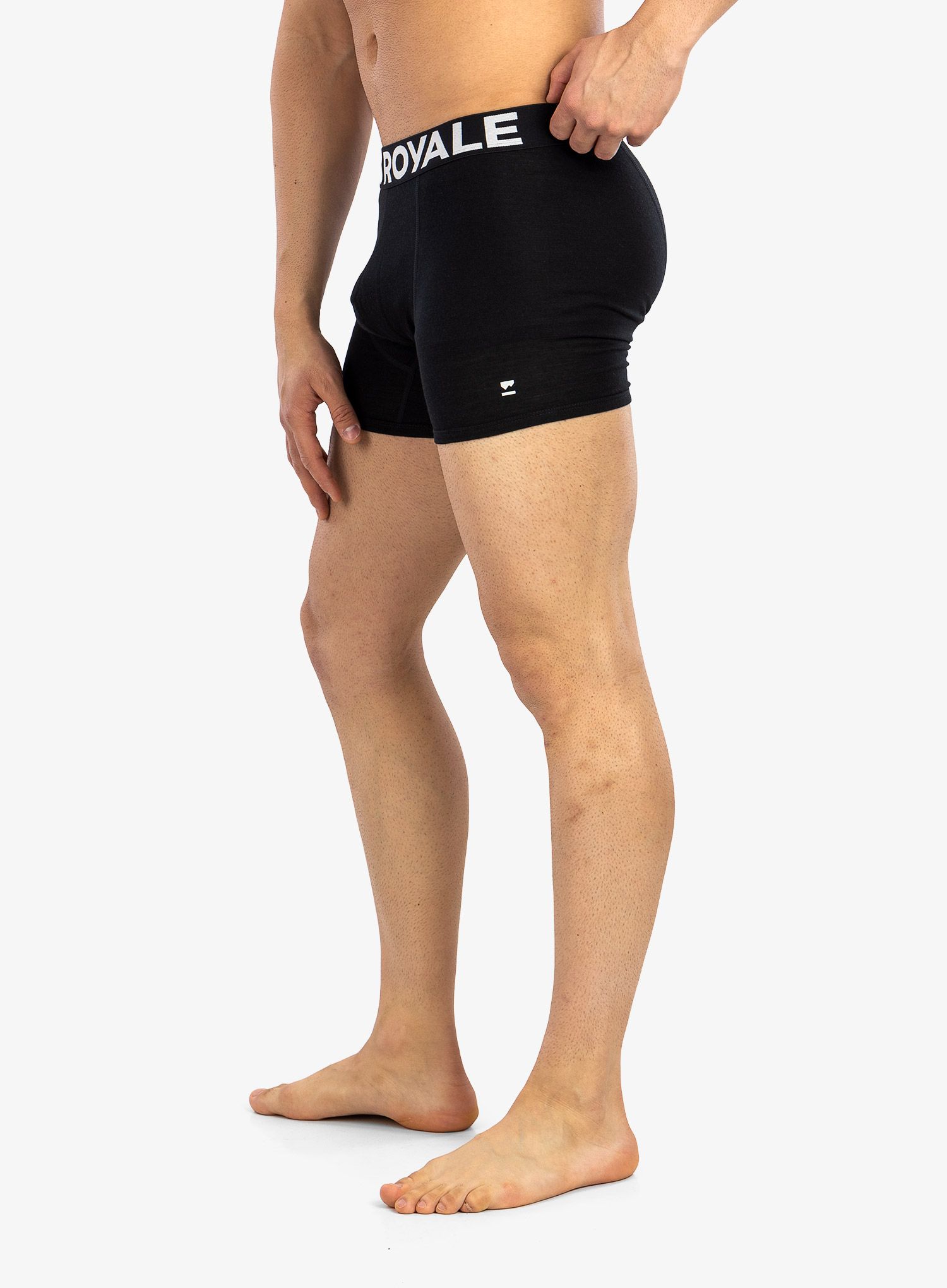 Termoaktivní boxerky Mons Royale Hold 'em Shorty Boxer - black