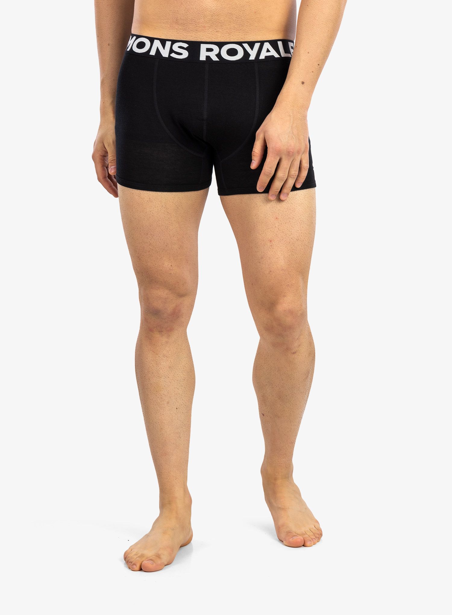 Termoaktivní boxerky Mons Royale Hold 'em Shorty Boxer - black