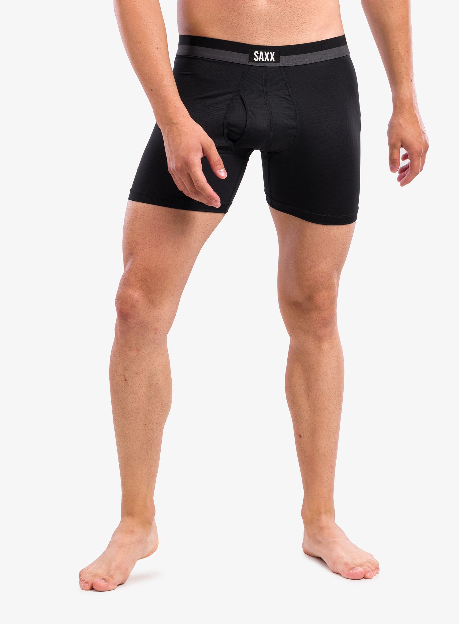 Termoaktivní boxerky Saxx Sport Mesh Brief Fly - black