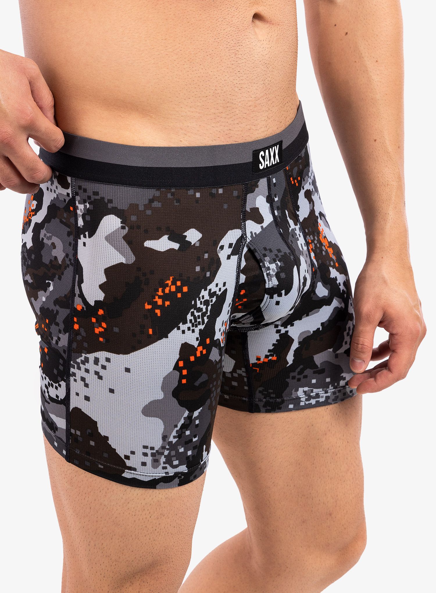 Termoaktivní boxerky Saxx Sport Mesh Brief Fly - grph digi quake camo