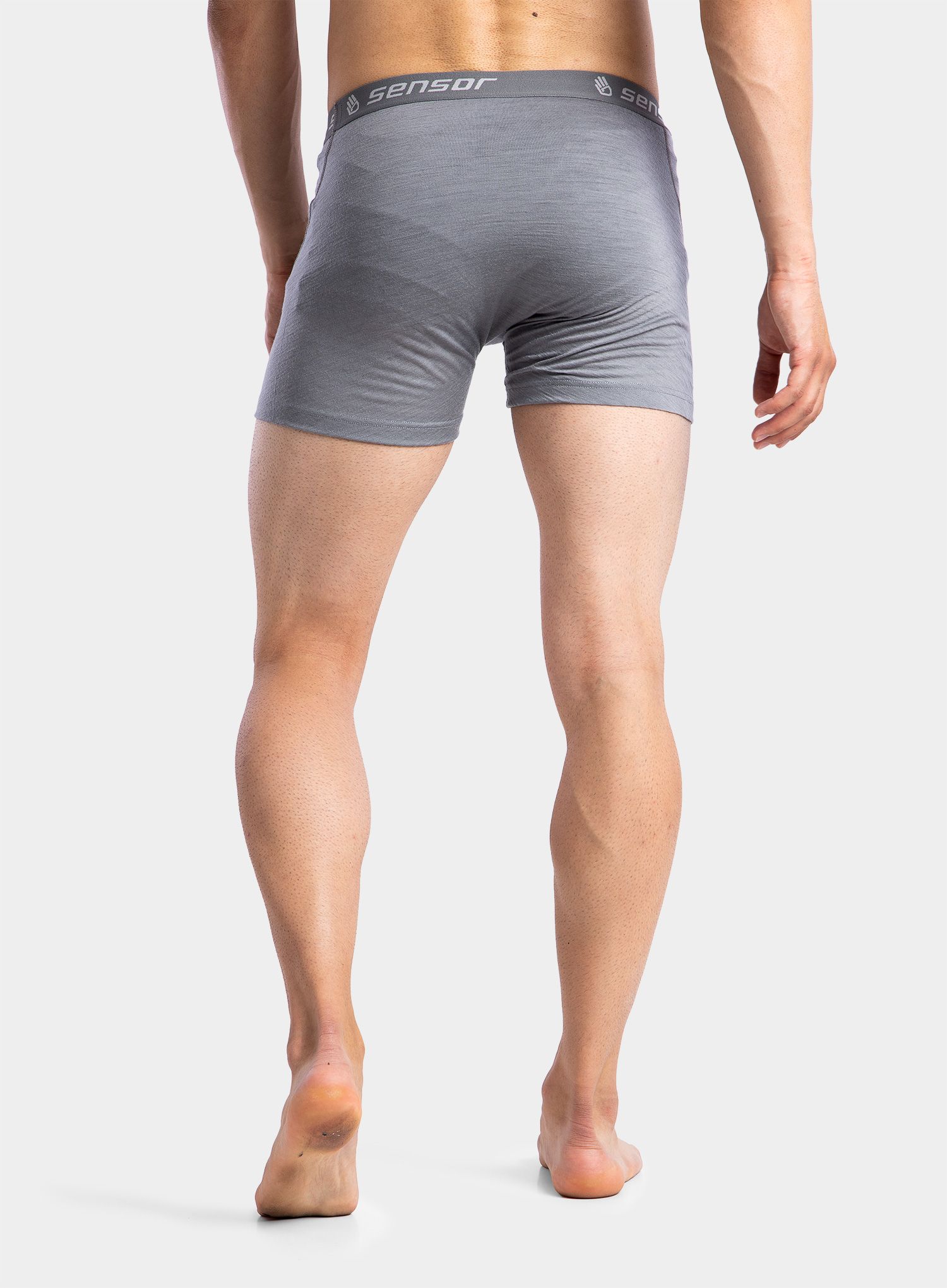 Termoaktivní boxerky Sensor Merino Active Boxers - grey