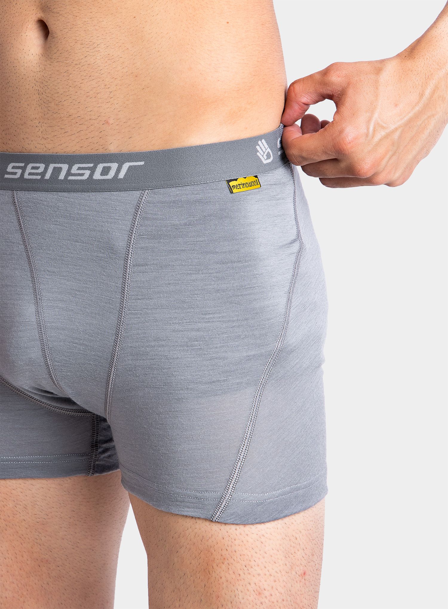 Termoaktivní boxerky Sensor Merino Active Boxers - grey