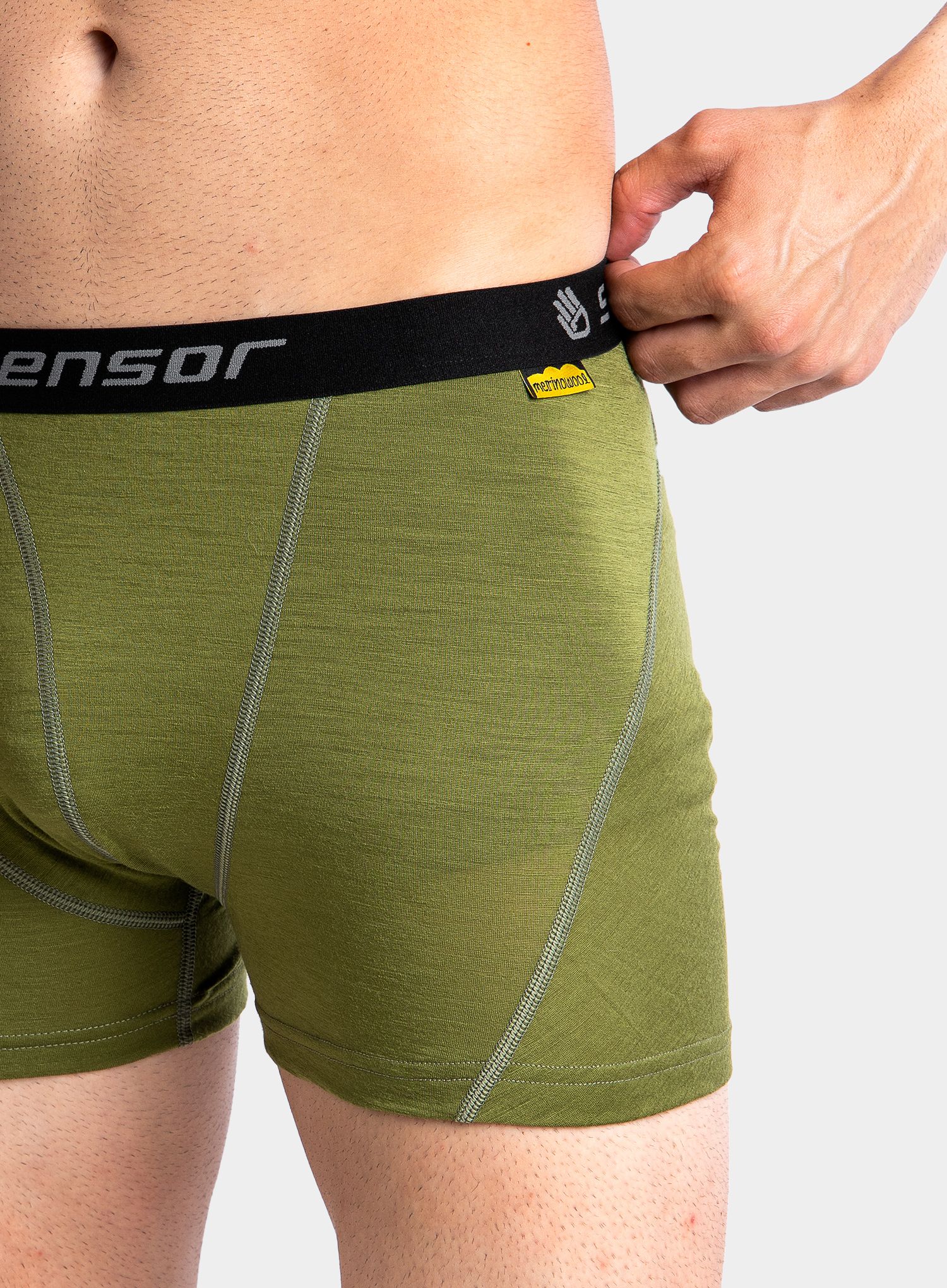 Termoaktivní boxerky Sensor Merino Active Boxers - safari
