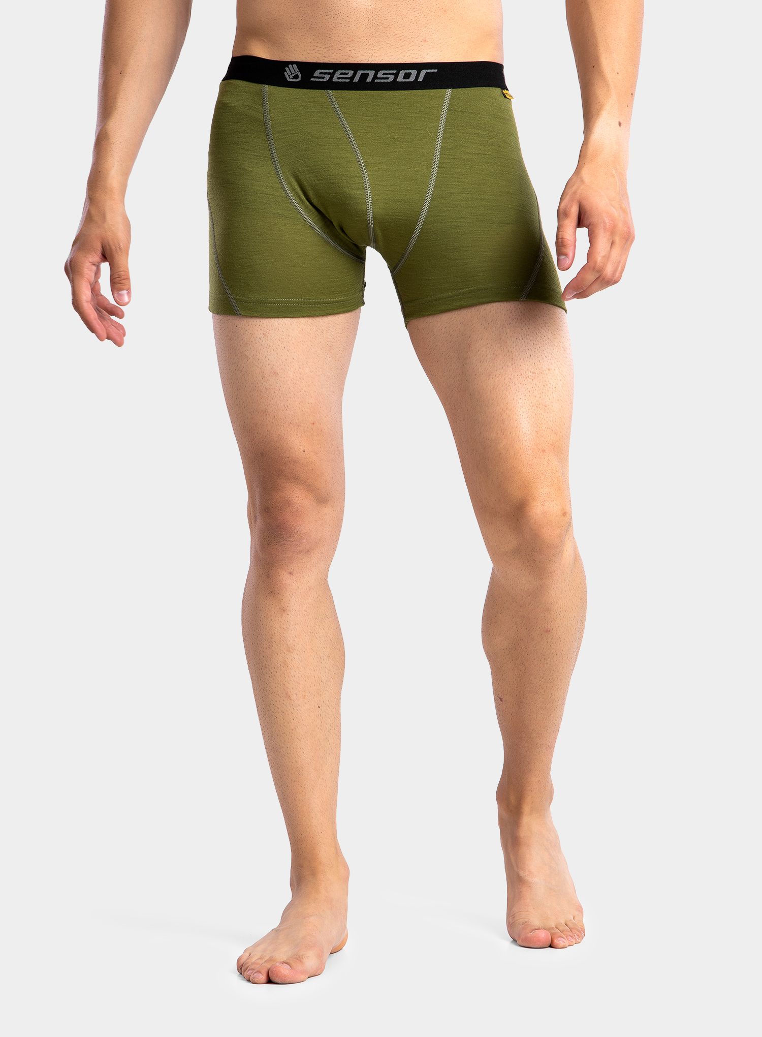 Termoaktivní boxerky Sensor Merino Active Boxers - safari