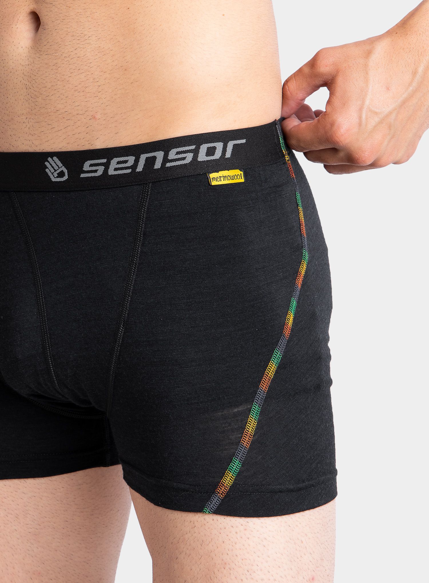 Termoaktivní boxerky Sensor Merino Air Boxers - black