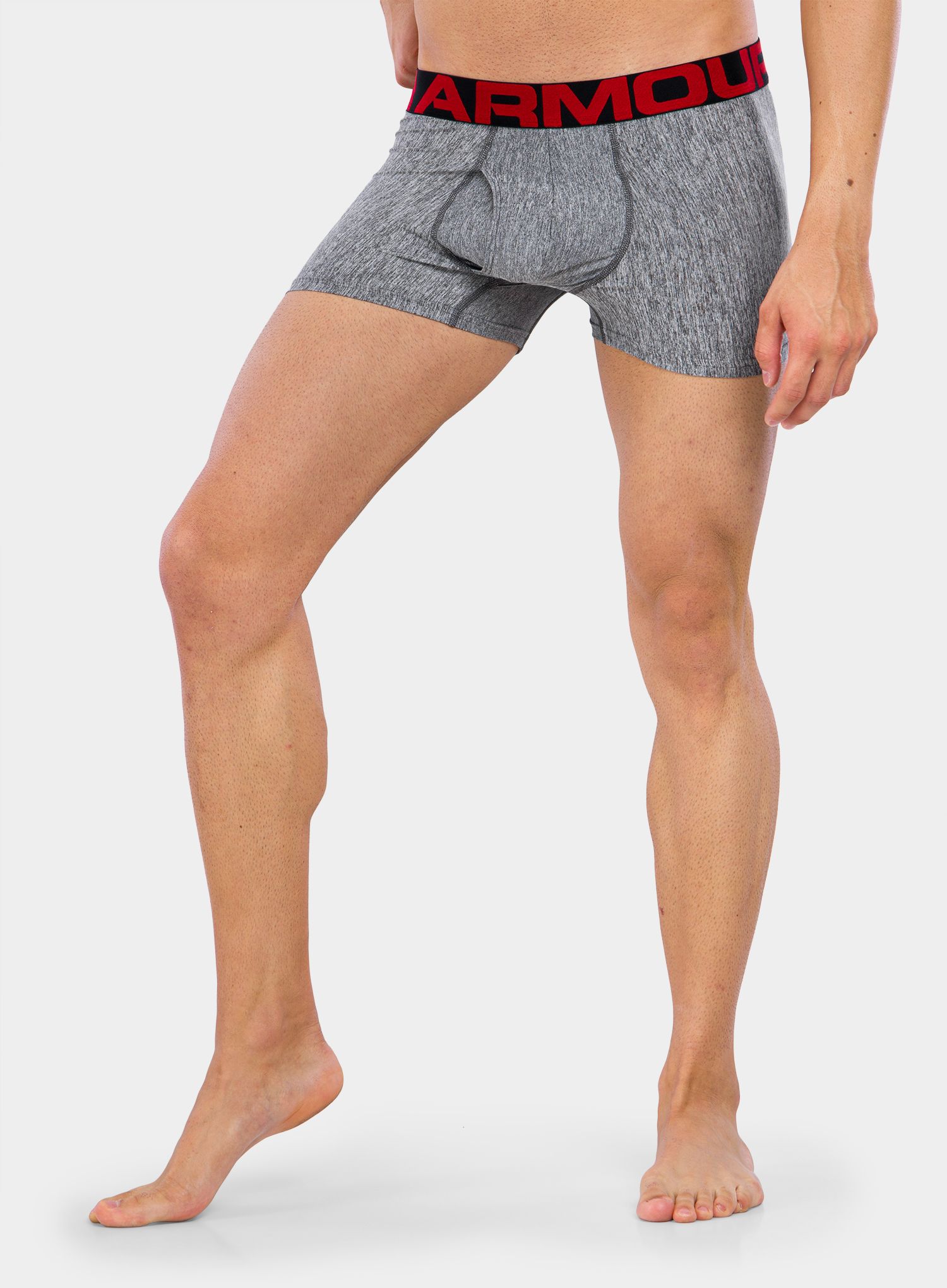 Boxerky Under Armour Tech 3in (sada 2 párů) - gray/gray